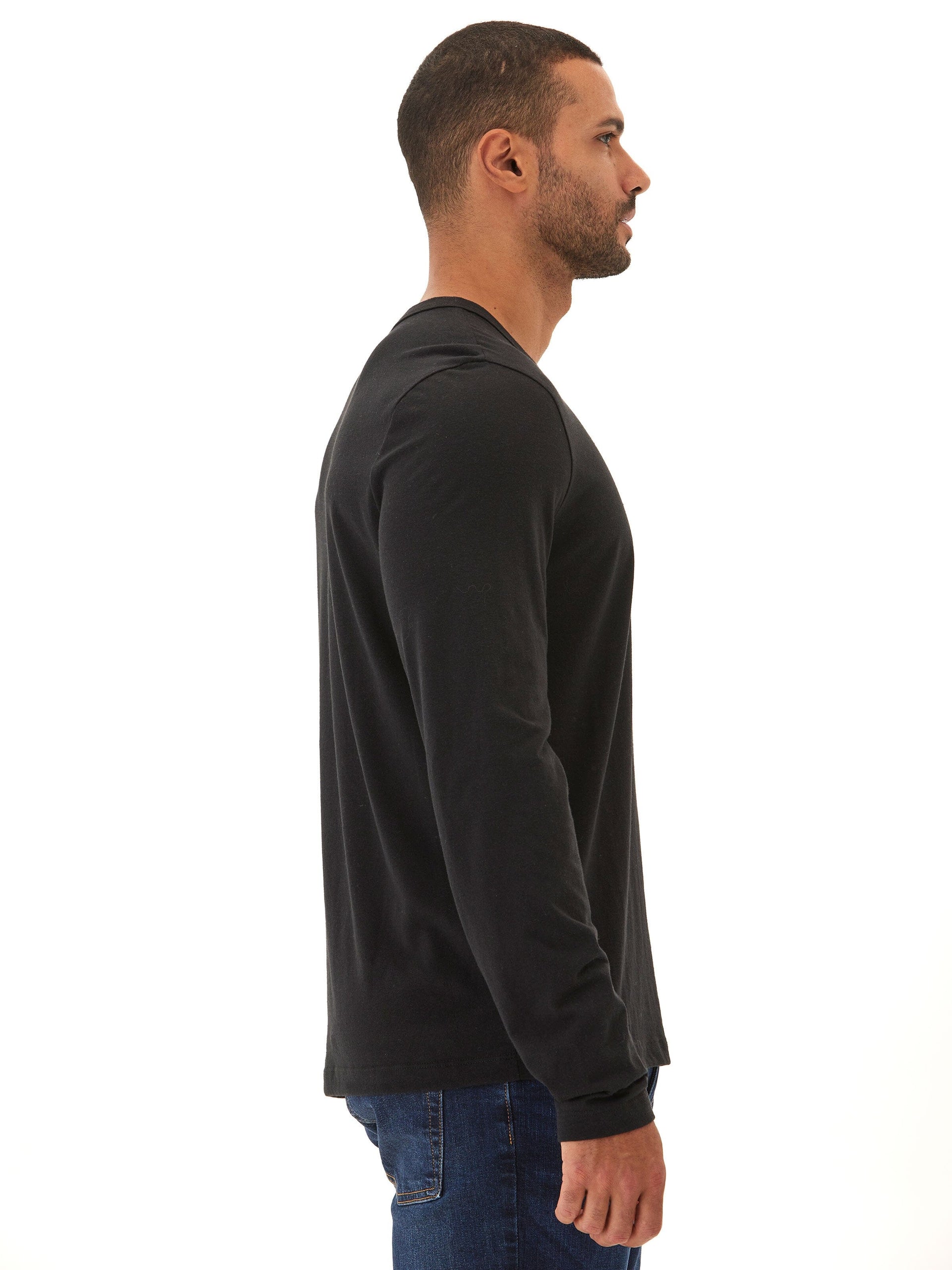 Tucker Triblend Long Sleeve Crew Neck Athletic Performance Shirt