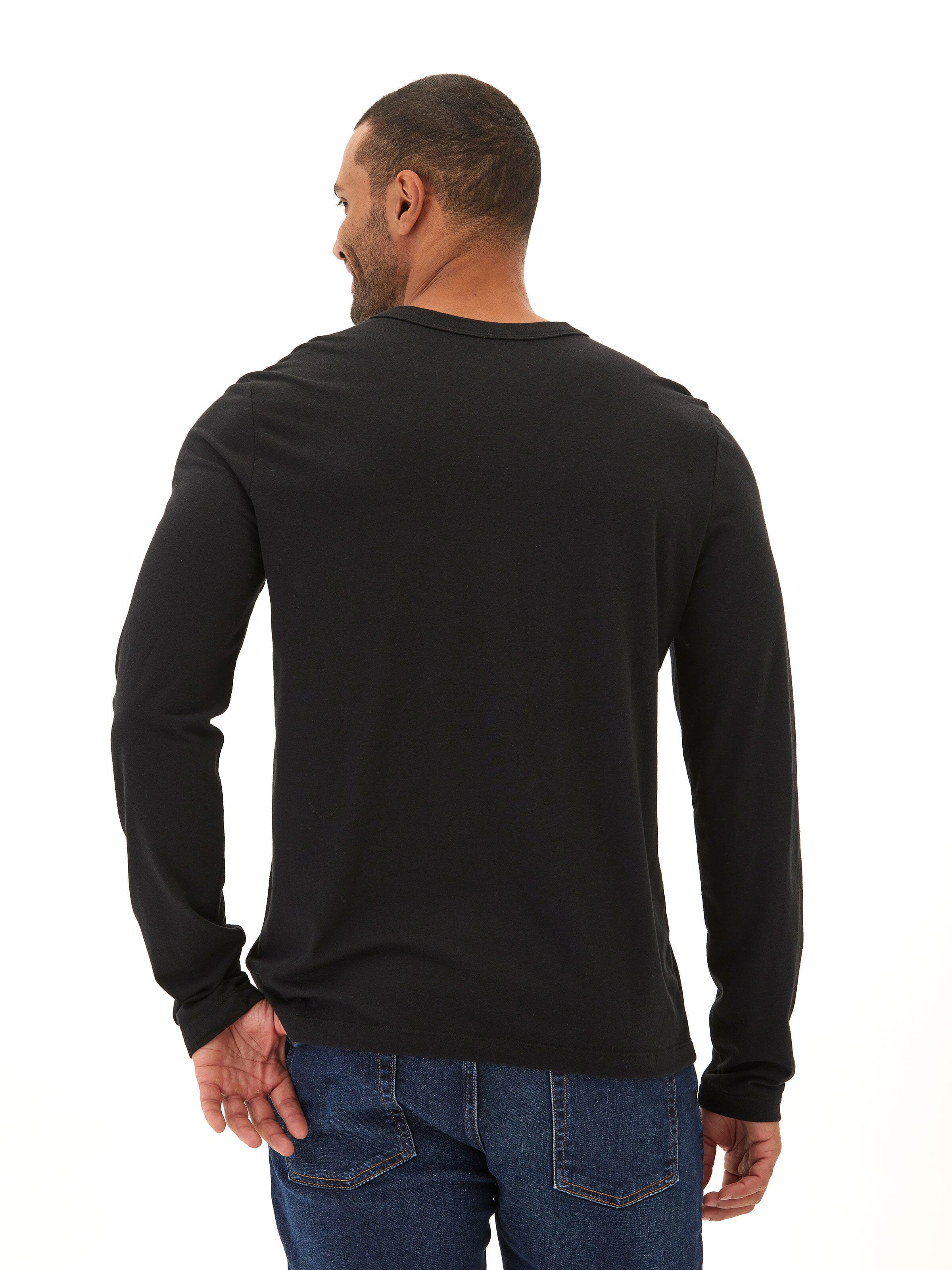 Tucker Triblend Long Sleeve Crew Neck Athletic Performance Shirt