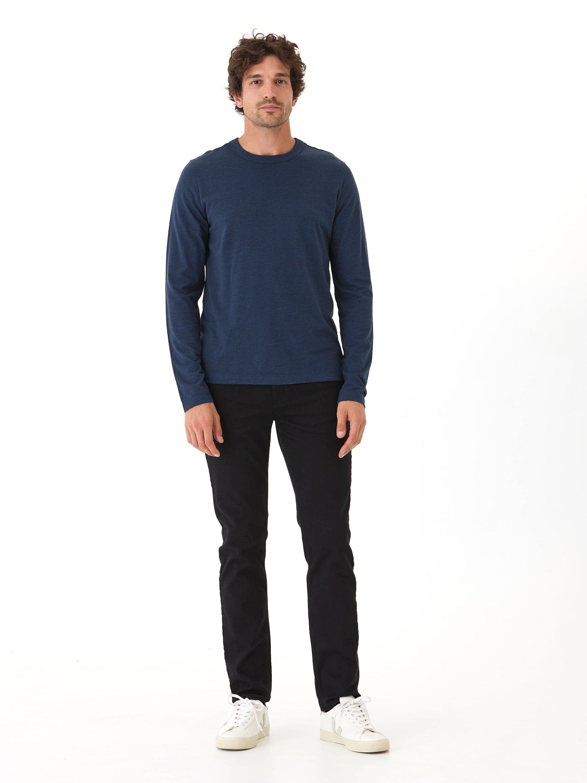 Triblend Long Sleeve Crew Neck Shirt