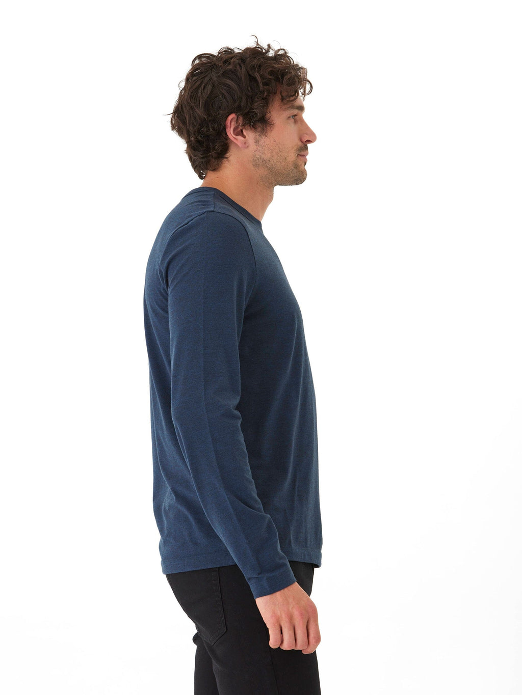 Triblend Long Sleeve Crew Neck Shirt