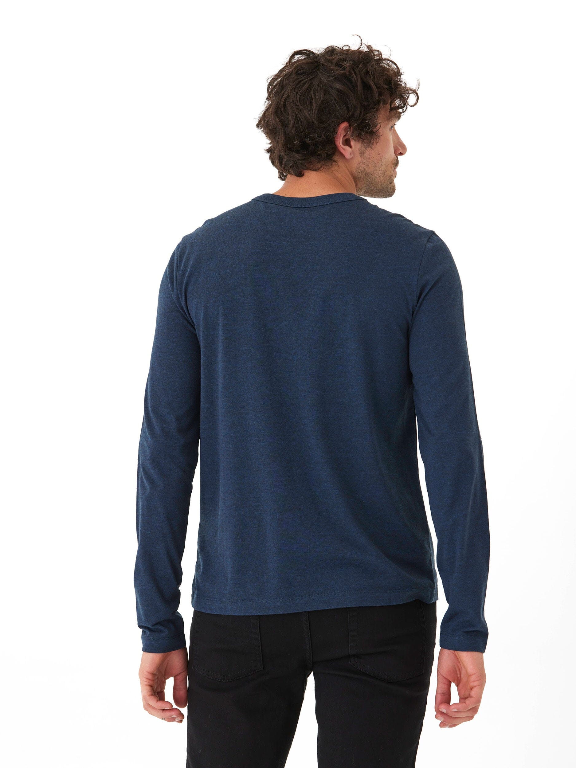 Triblend Long Sleeve Crew Neck Shirt