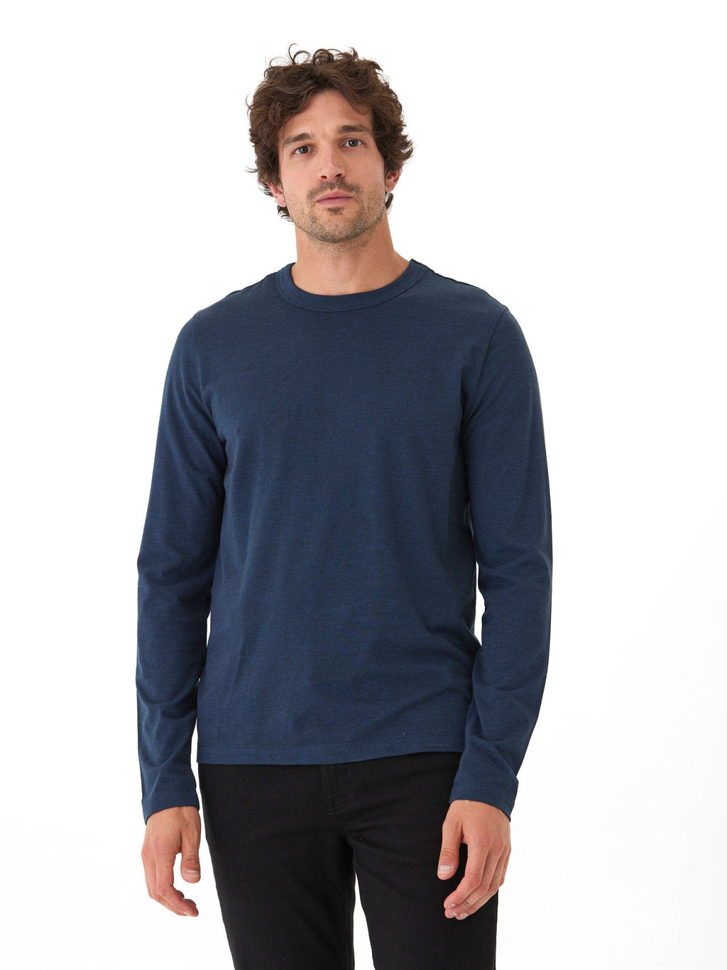 Triblend Long Sleeve Crew Neck Shirt