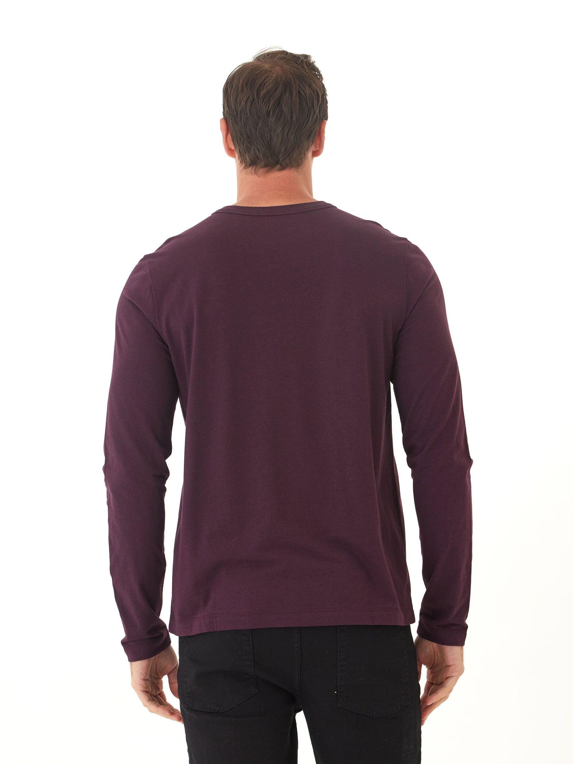 Men’s Triblend Long Sleeve Crew Neck Tee