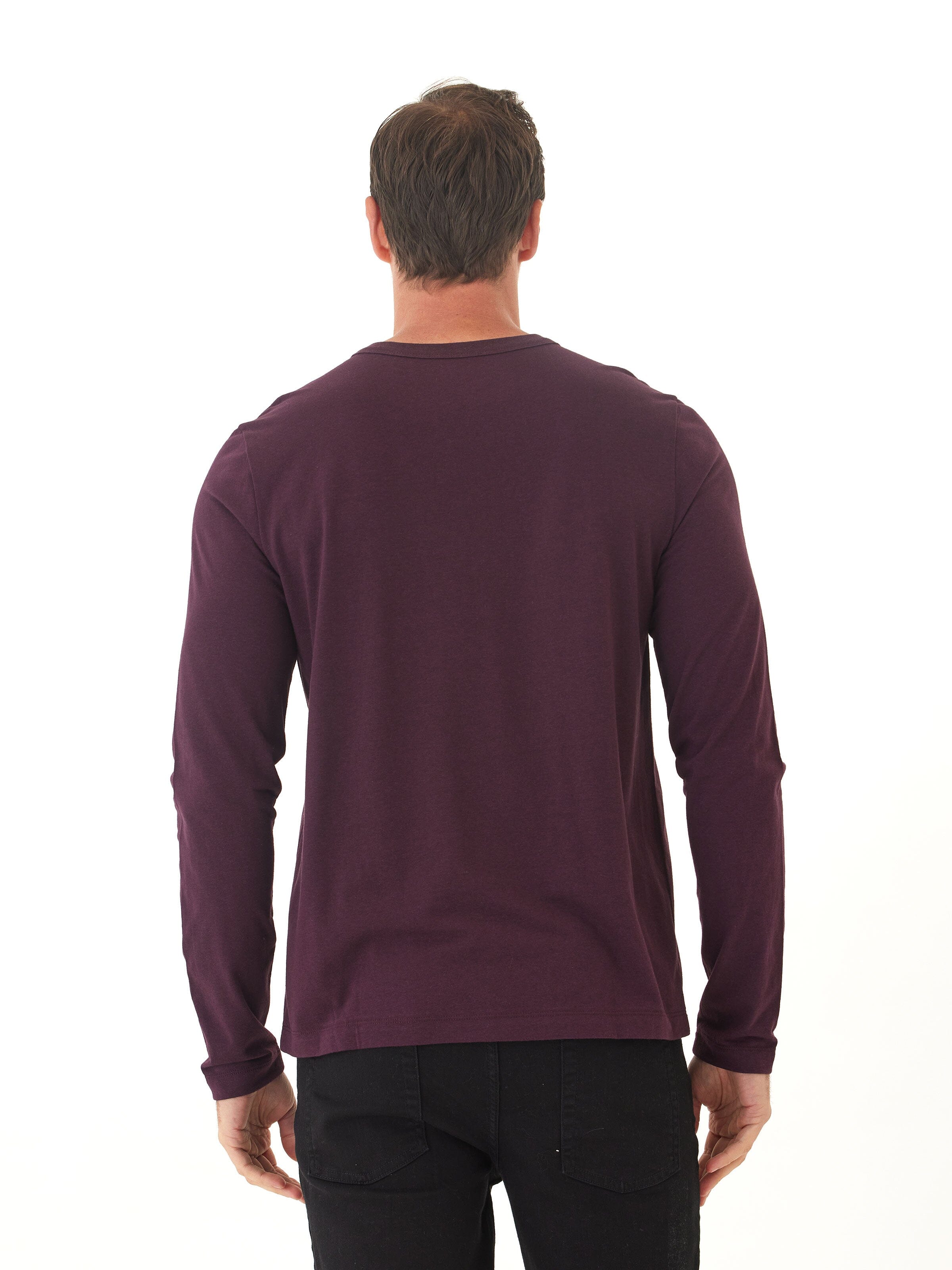 Men’s Triblend Long Sleeve Crew Neck Tee