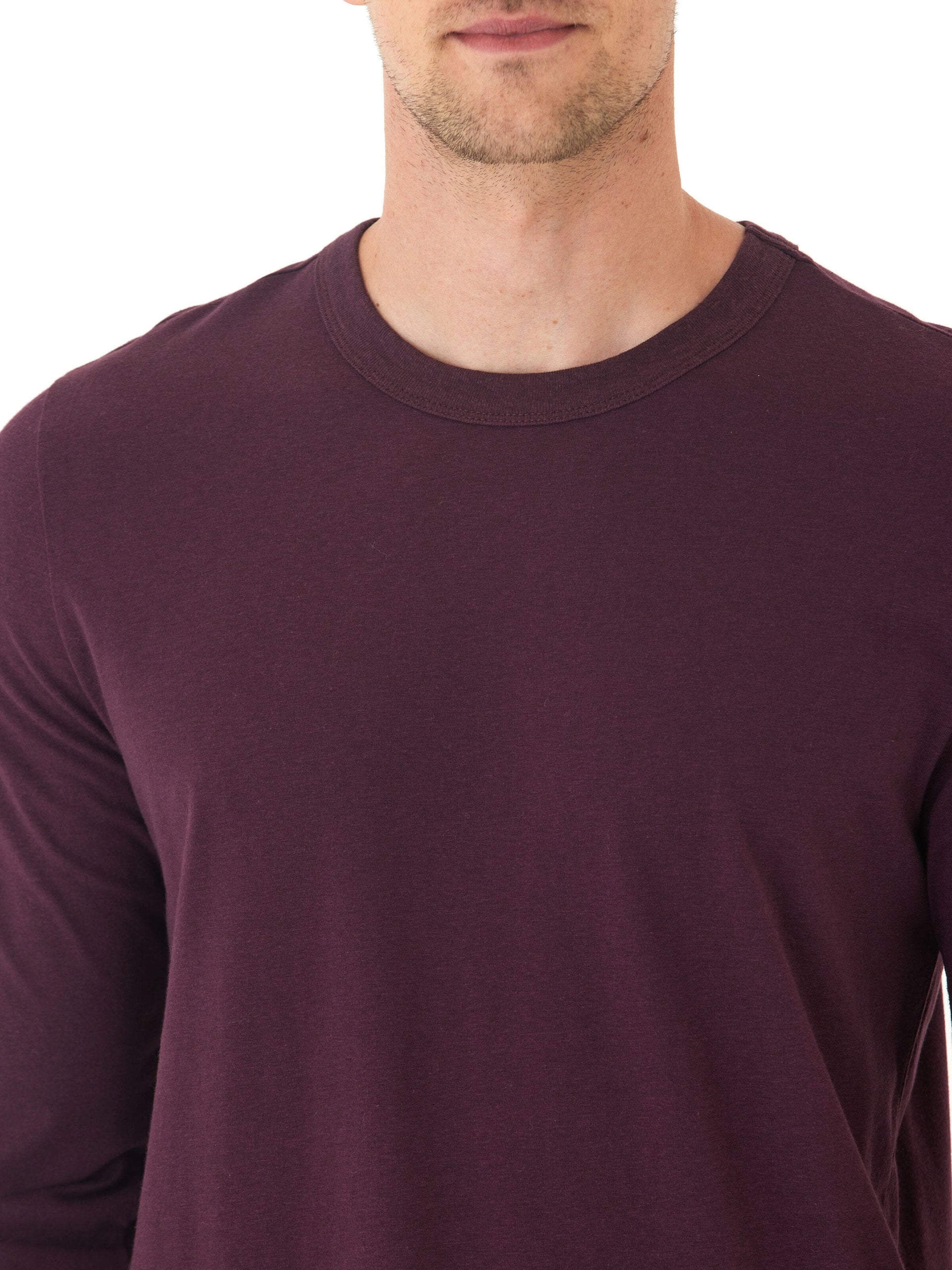 Men’s Triblend Long Sleeve Crew Neck Tee