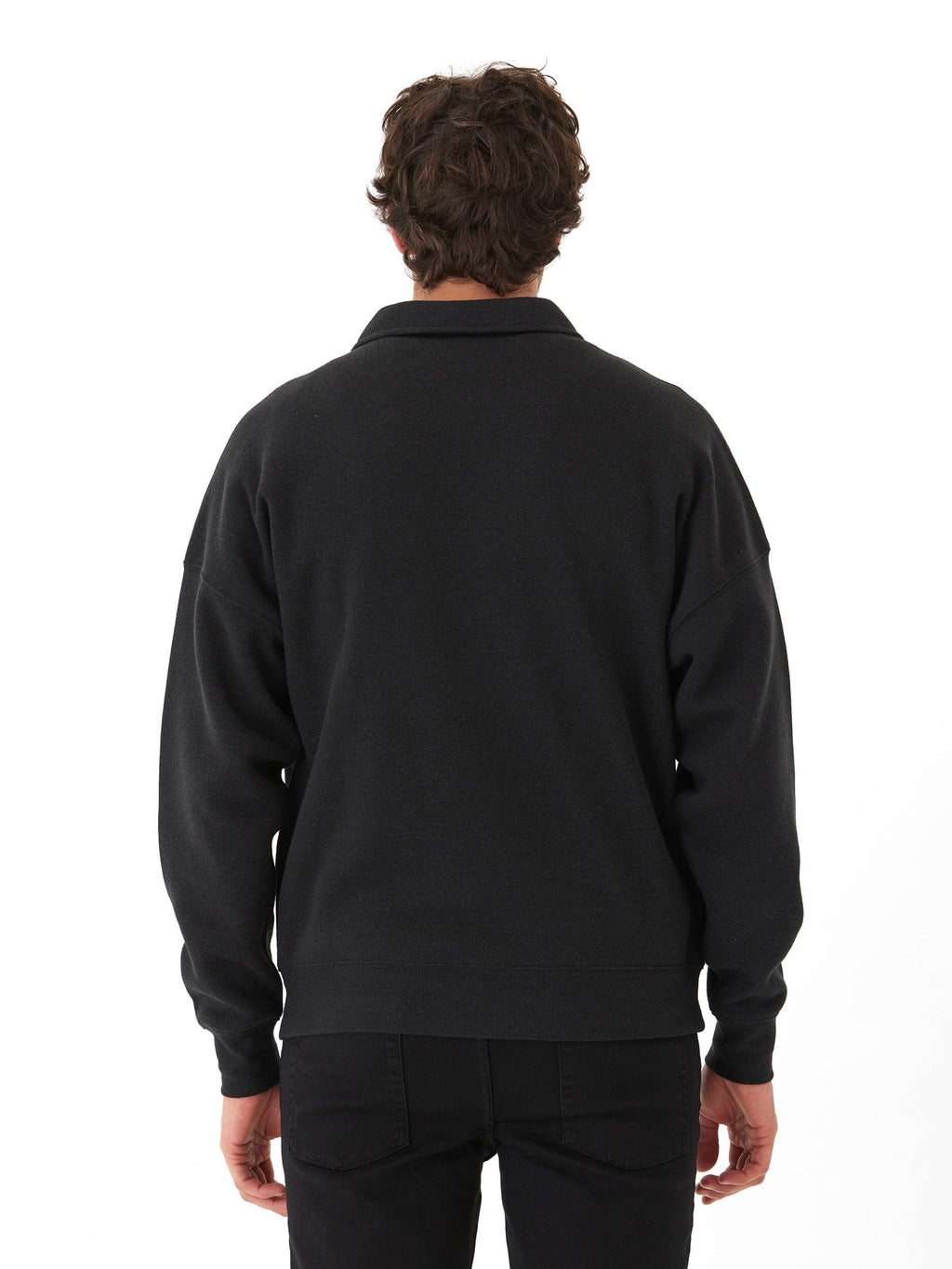 Gabe Triblend Fleece 1/4 Zip Polo - Comfortable Oversized Fit