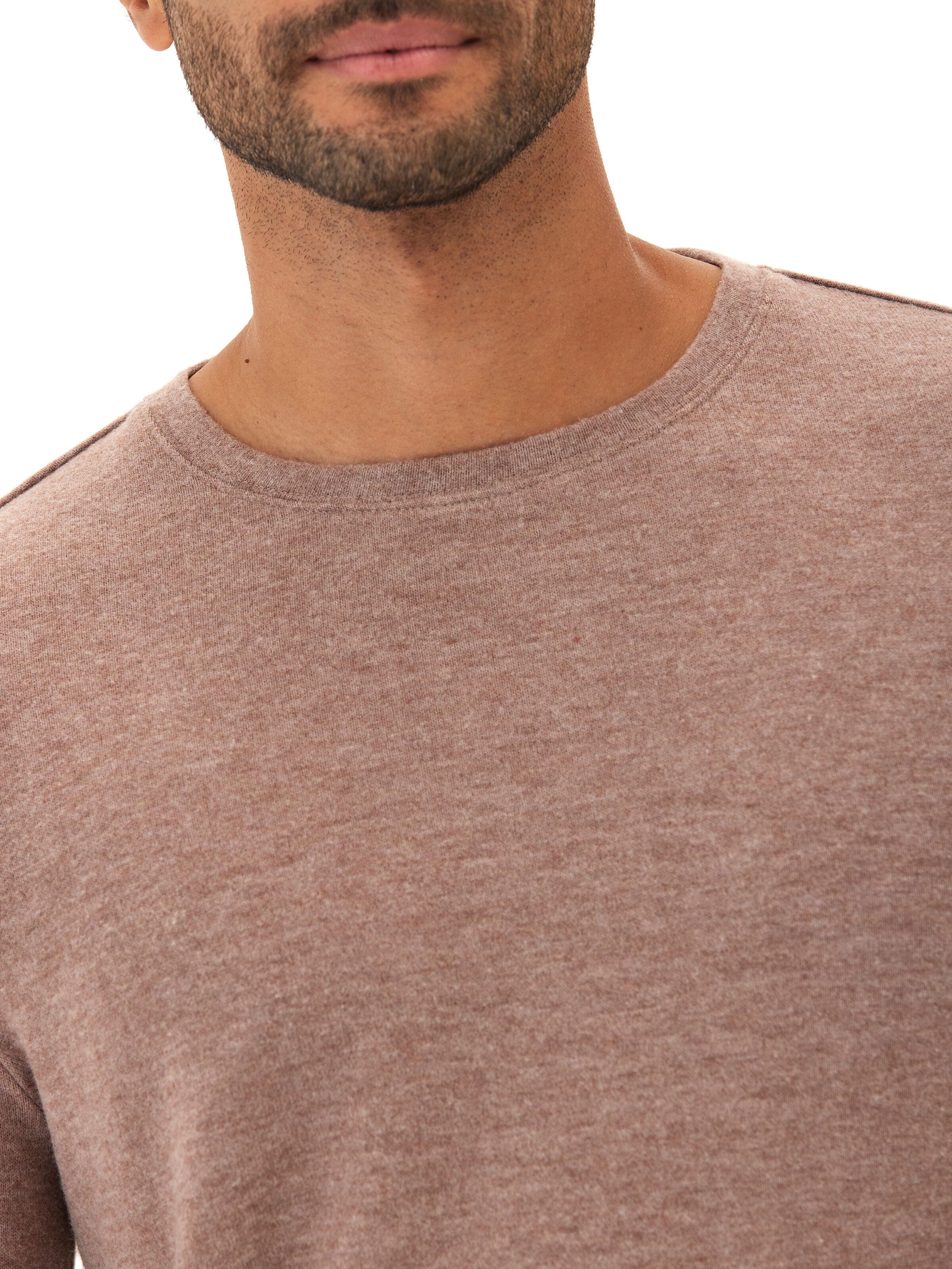 Gill Sweater Knit Long Sleeve Crewneck Tee - Soft Versatile Top