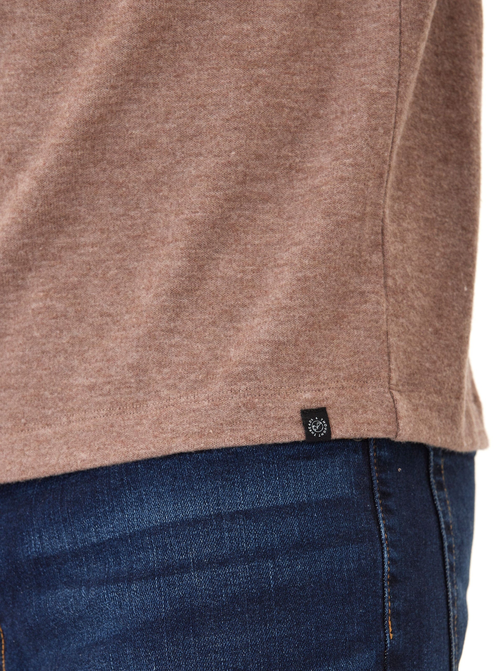 Gill Sweater Knit Long Sleeve Crewneck Tee - Soft Versatile Top