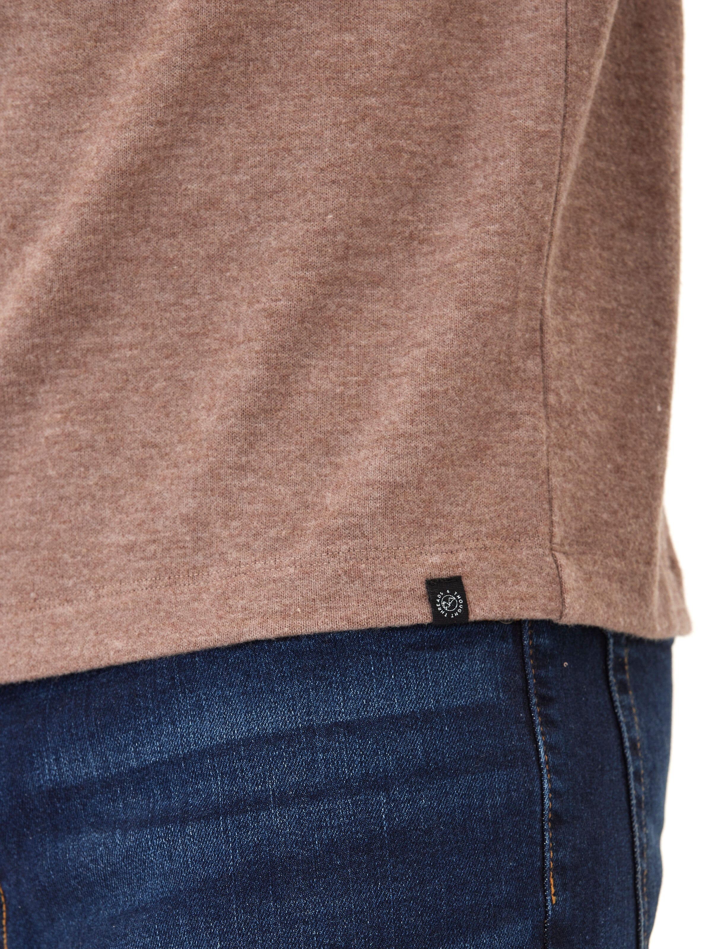 Gill Sweater Knit Long Sleeve Crewneck Tee - Soft Versatile Top