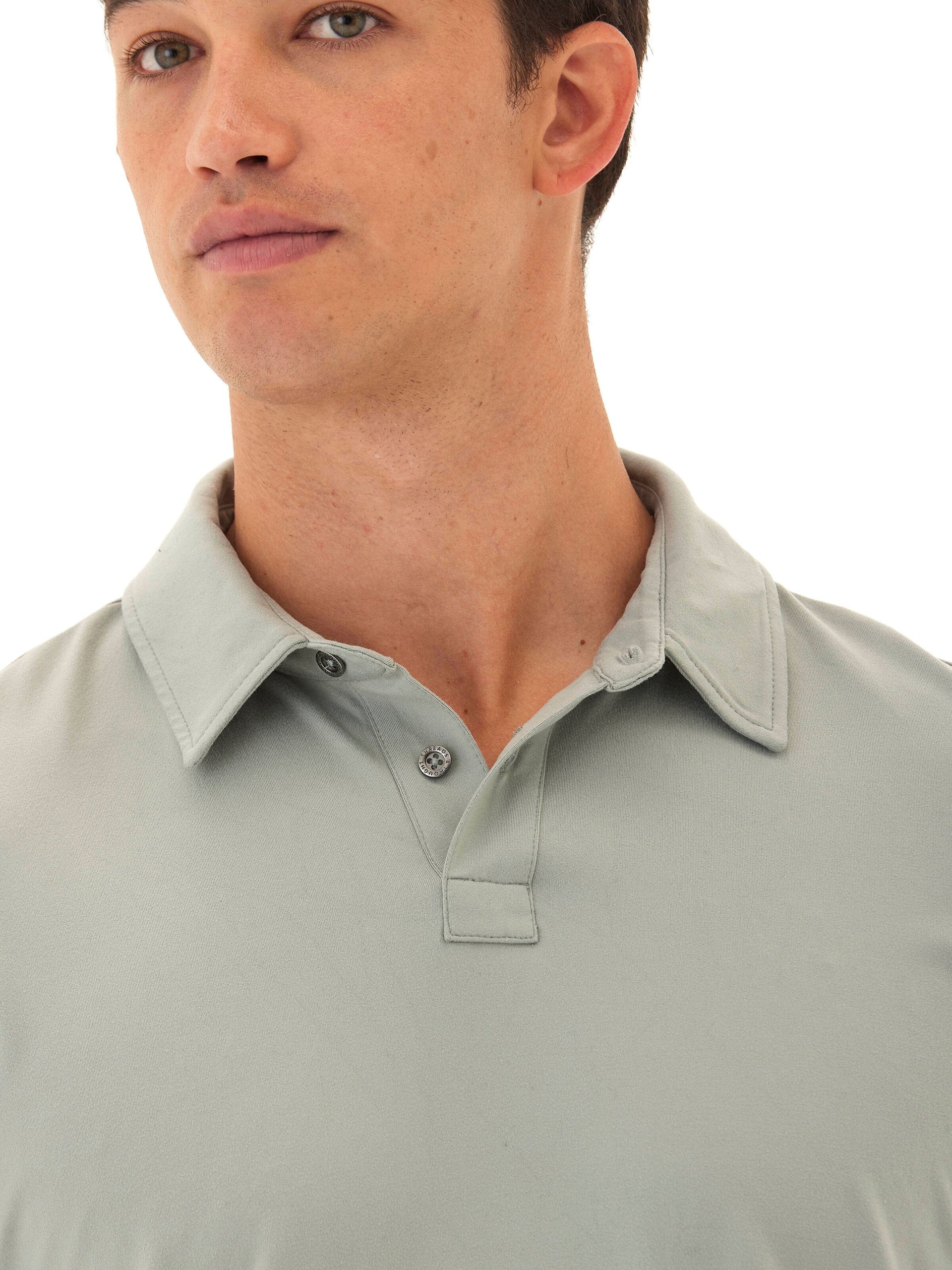 Darryn Luxe Jersey 2-Button Polo Shirt - Buttery Soft Classic Fit