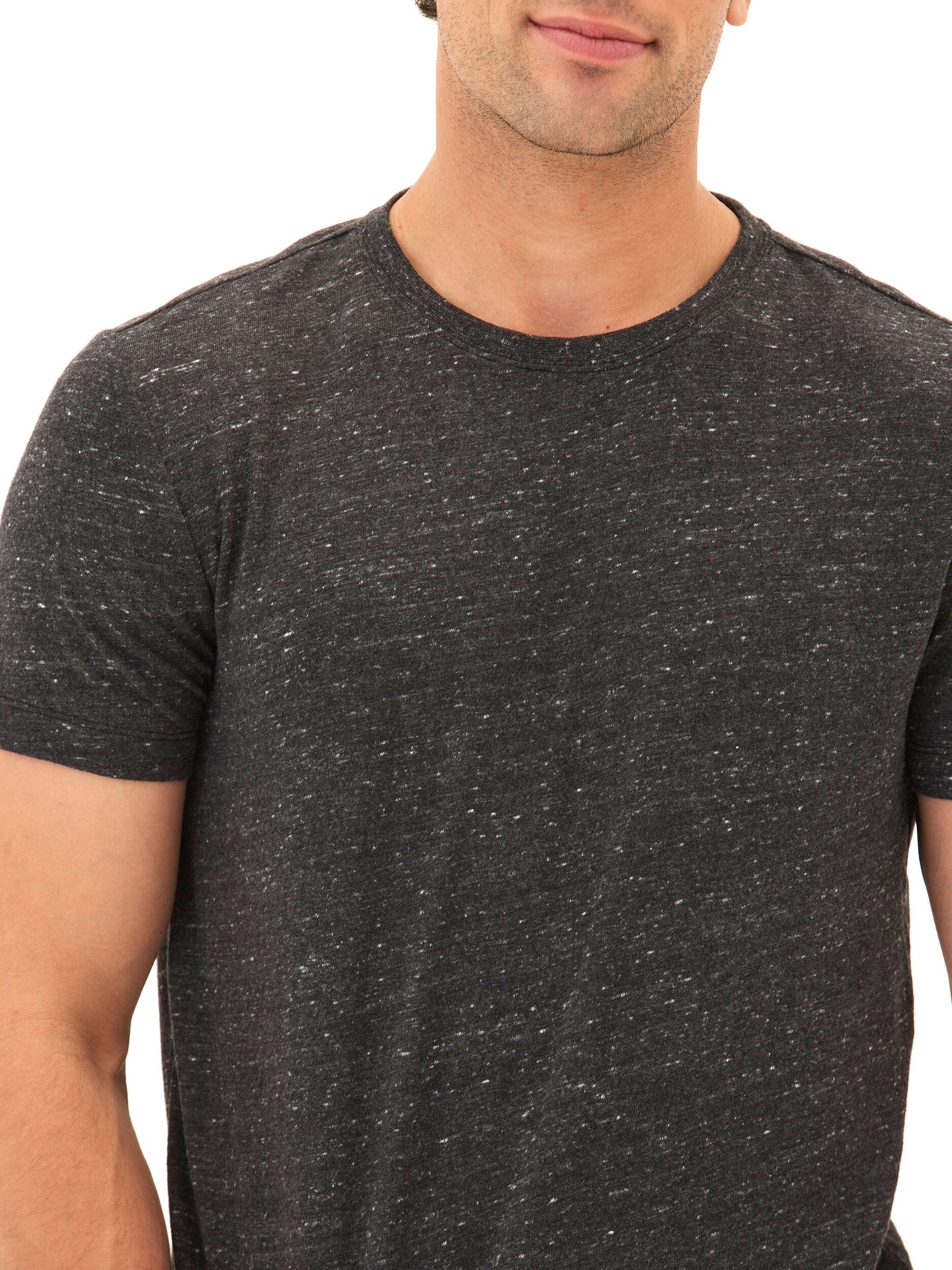 Slub Linen Short Sleeve Crew Tee