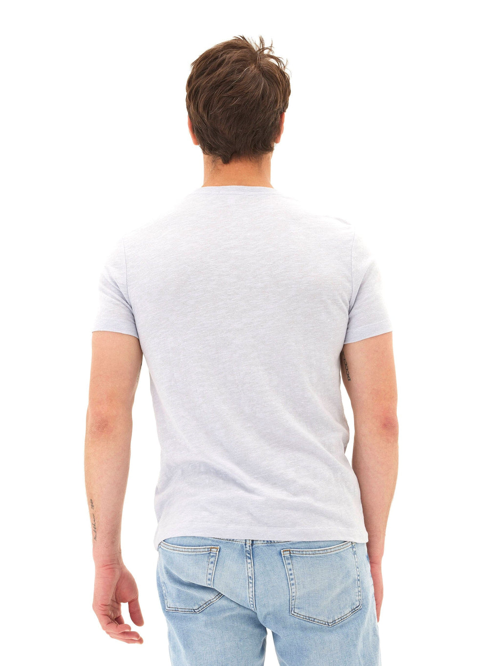 Slub Linen Short Sleeve Crew Tee