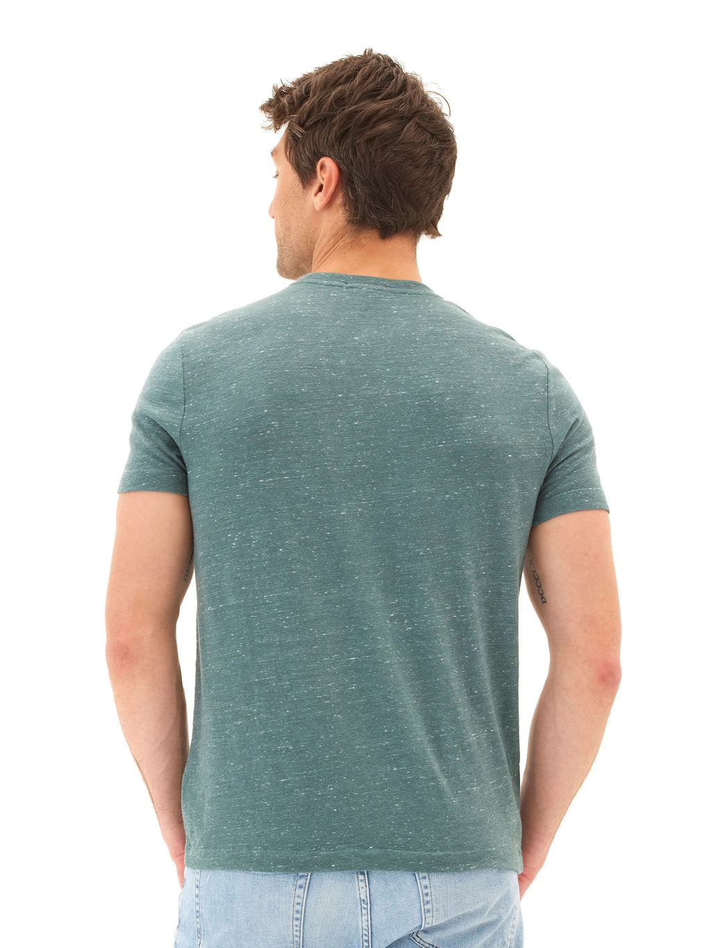Slub Linen Short Sleeve Crew Tee
