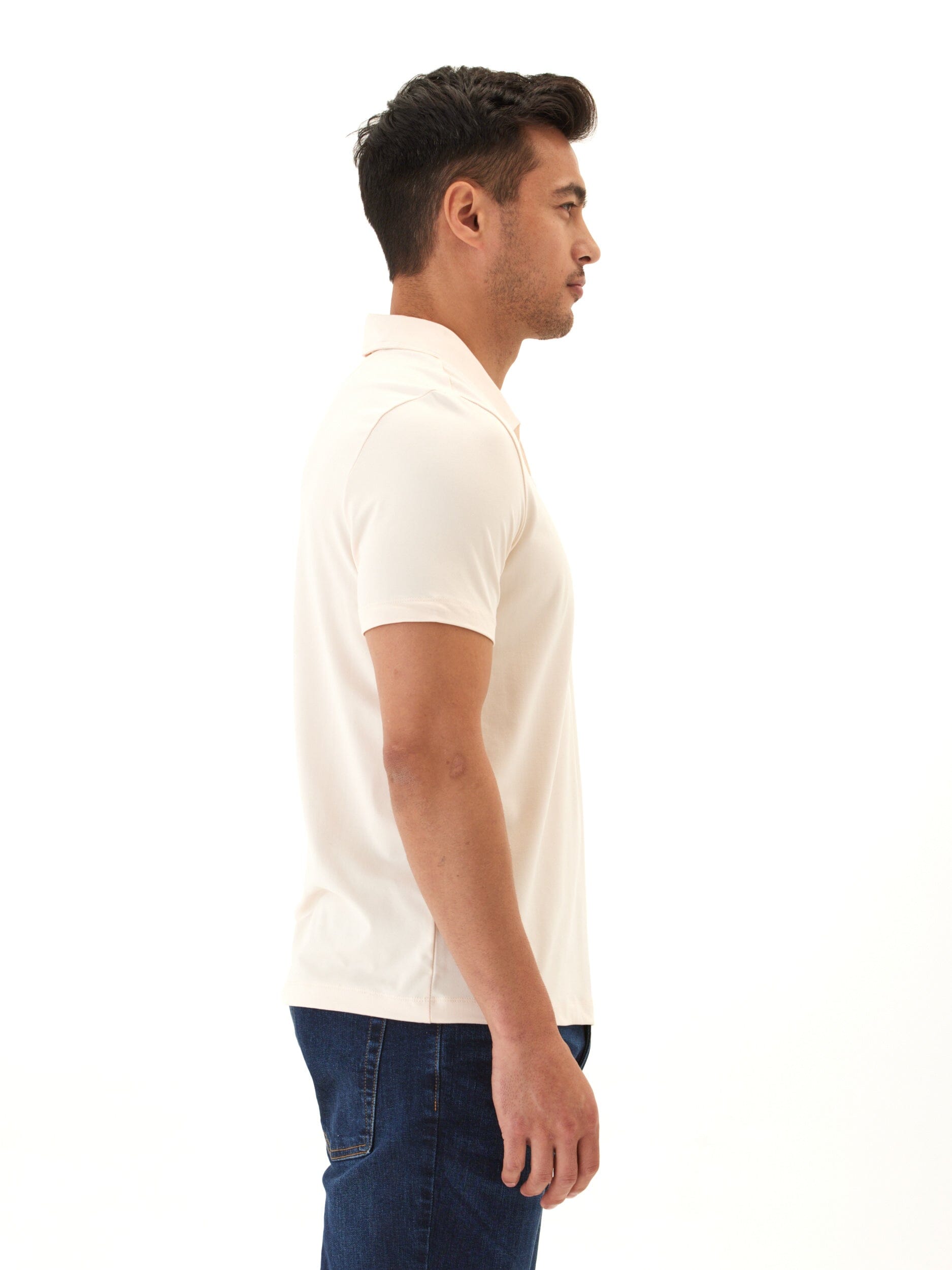 Luxe Jersey Short Sleeve Polo