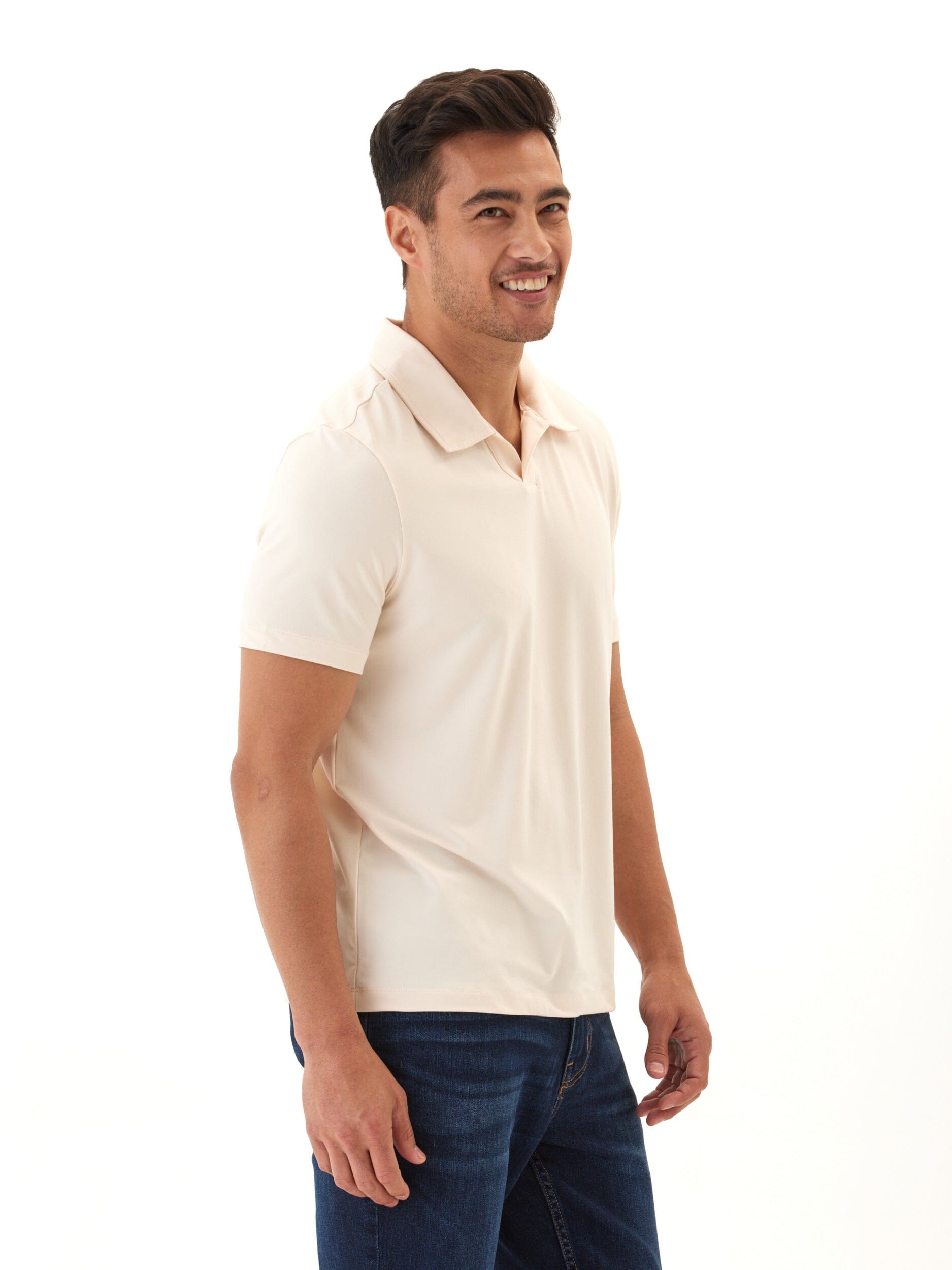 Luxe Jersey Short Sleeve Polo