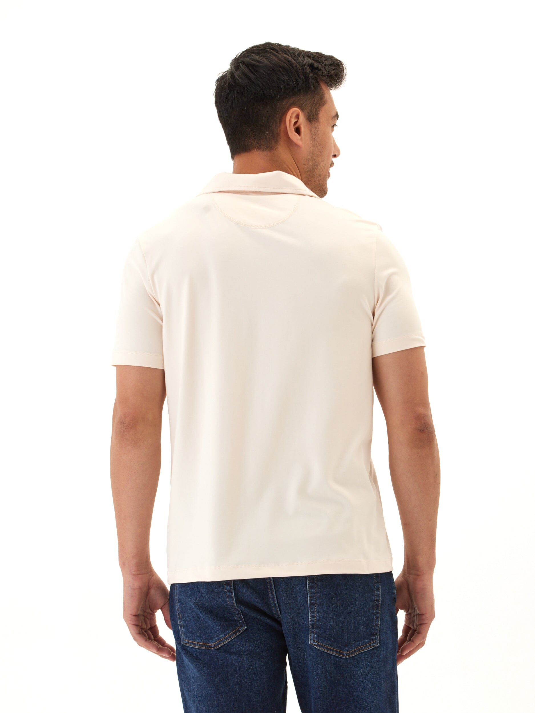Luxe Jersey Short Sleeve Polo