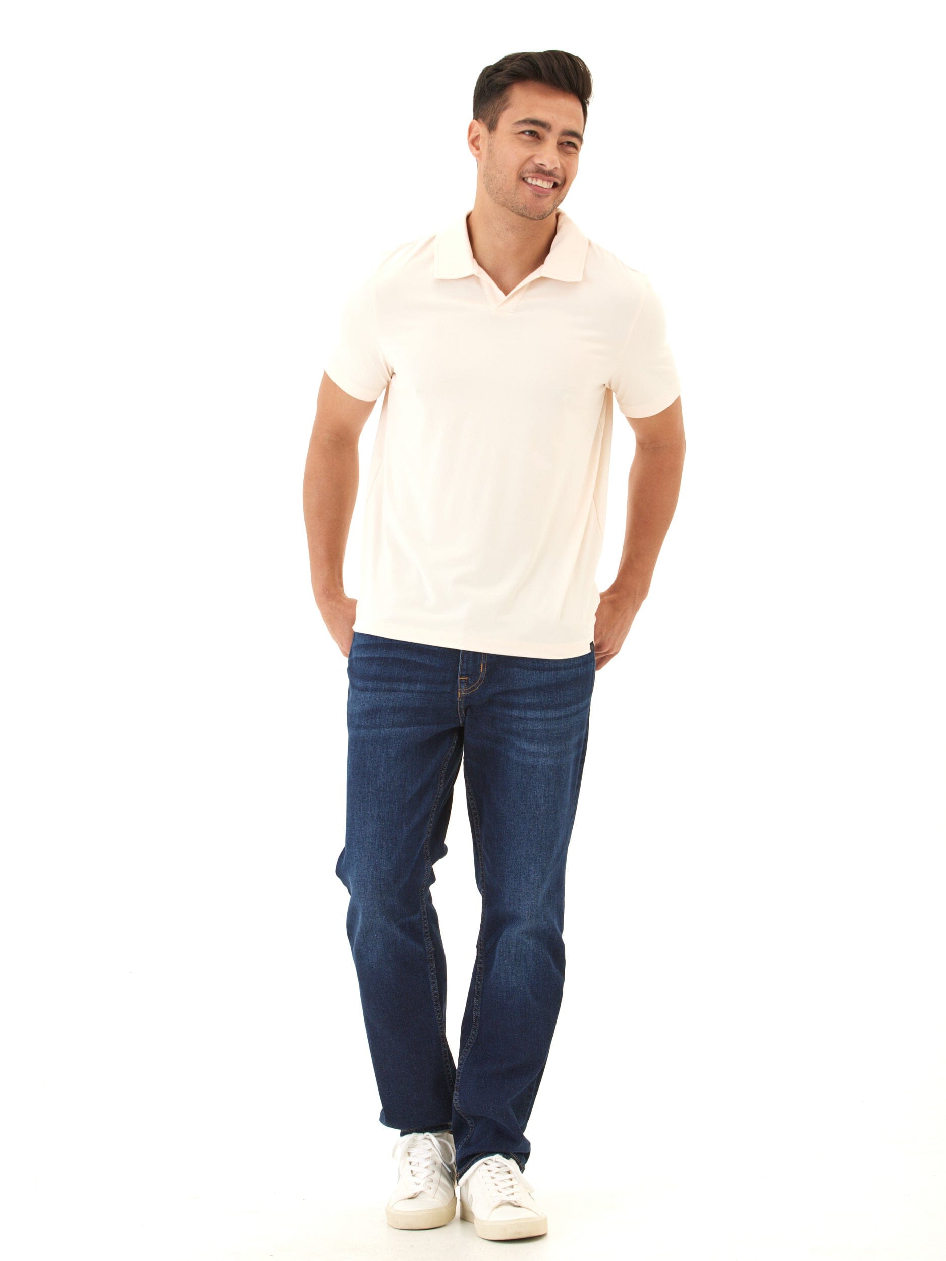 Luxe Jersey Short Sleeve Polo