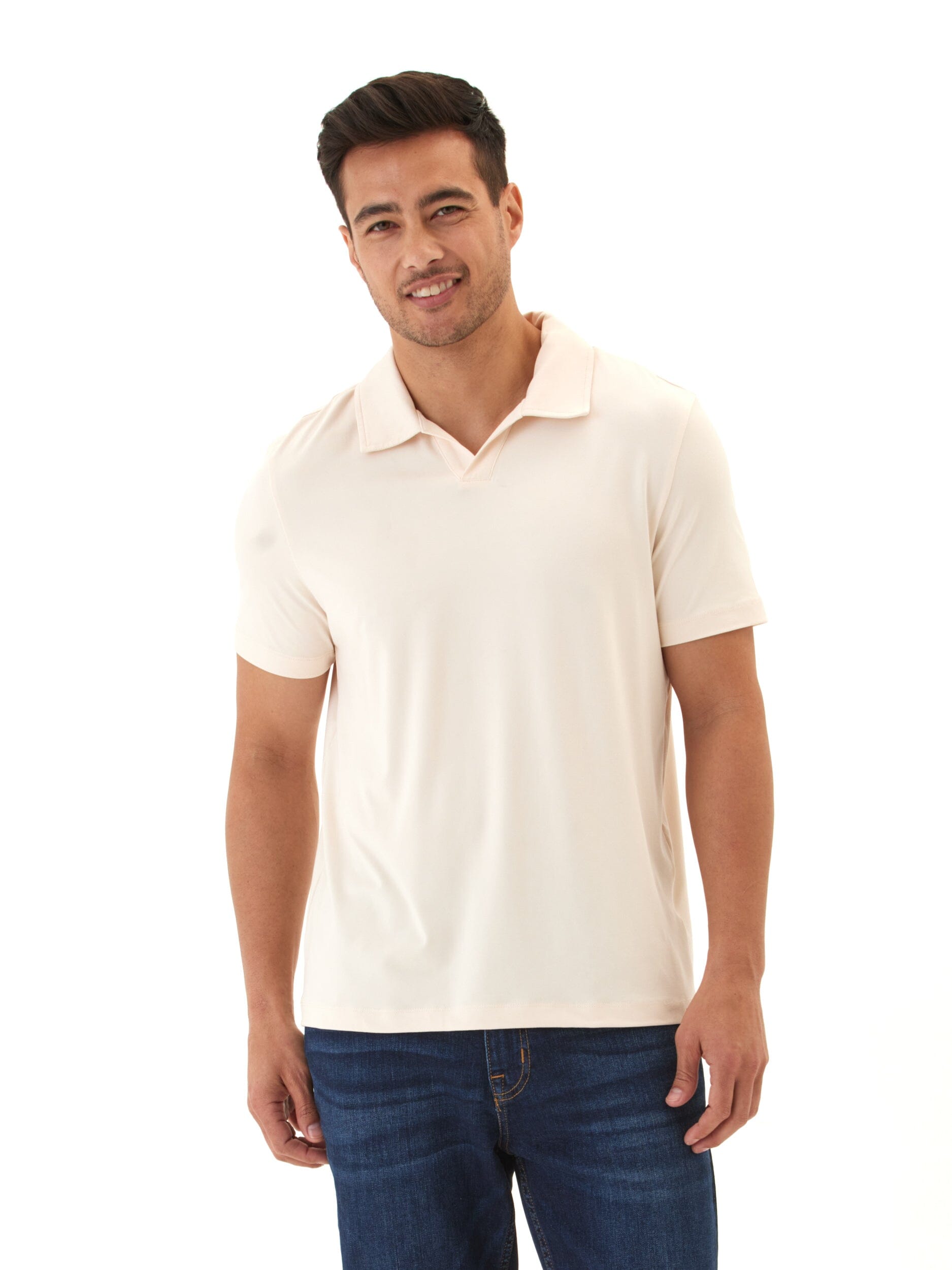 Luxe Jersey Short Sleeve Polo