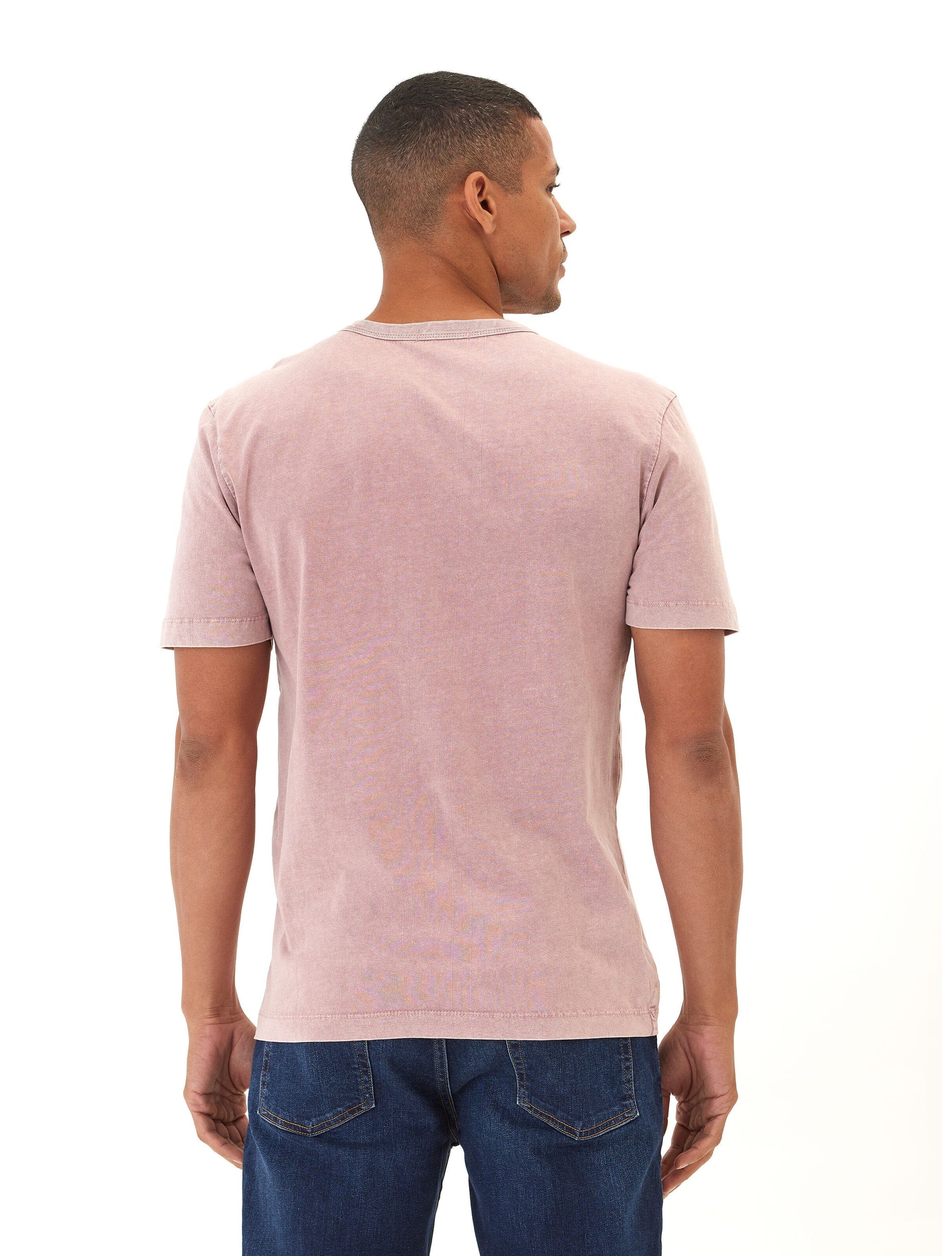 Shawn Mineral Wash Eco Cotton Jersey Crew Tee - Minimalist Style