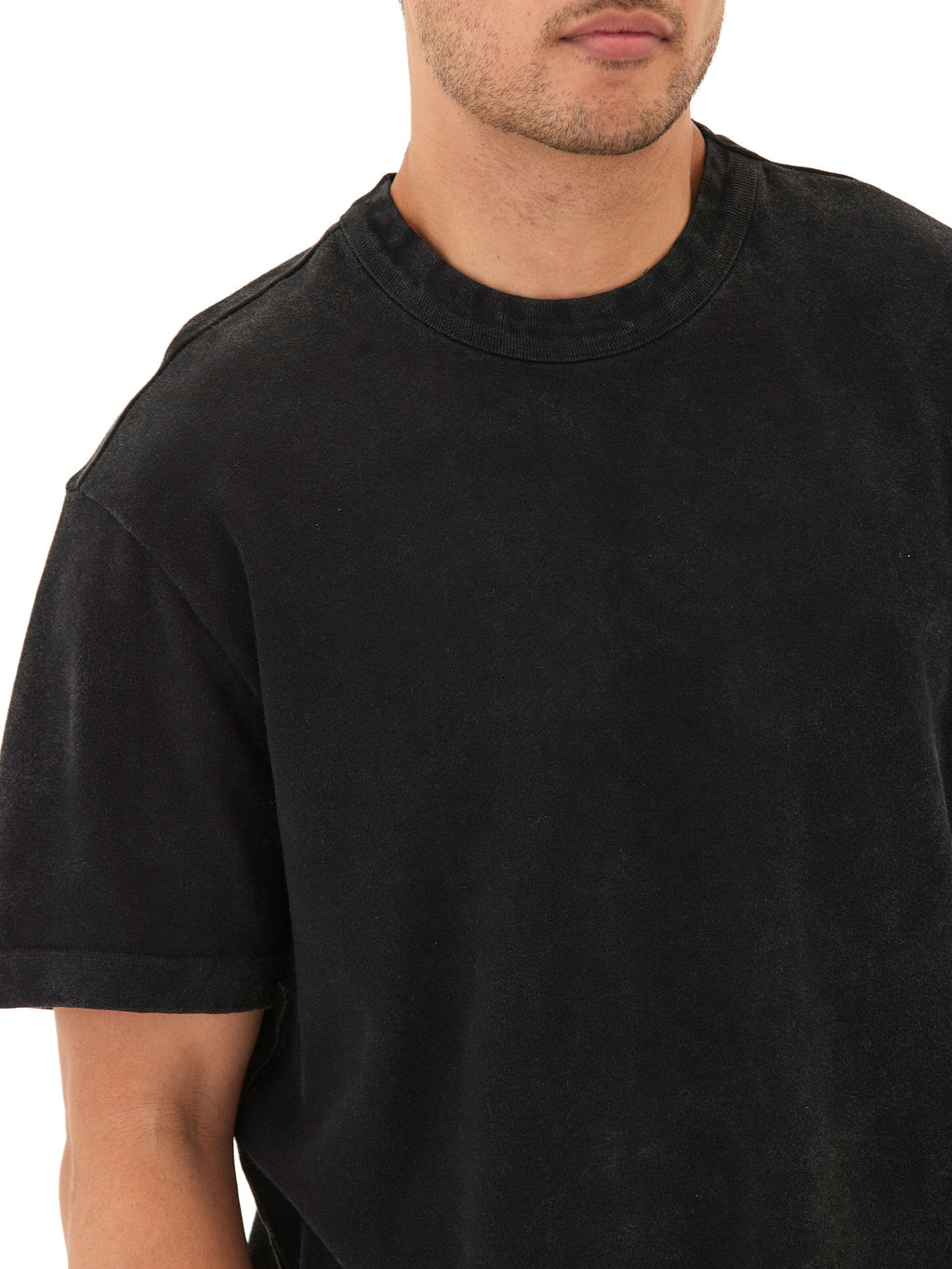 Johnny Relaxed Fit Mineral Wash Jersey Tee for Men