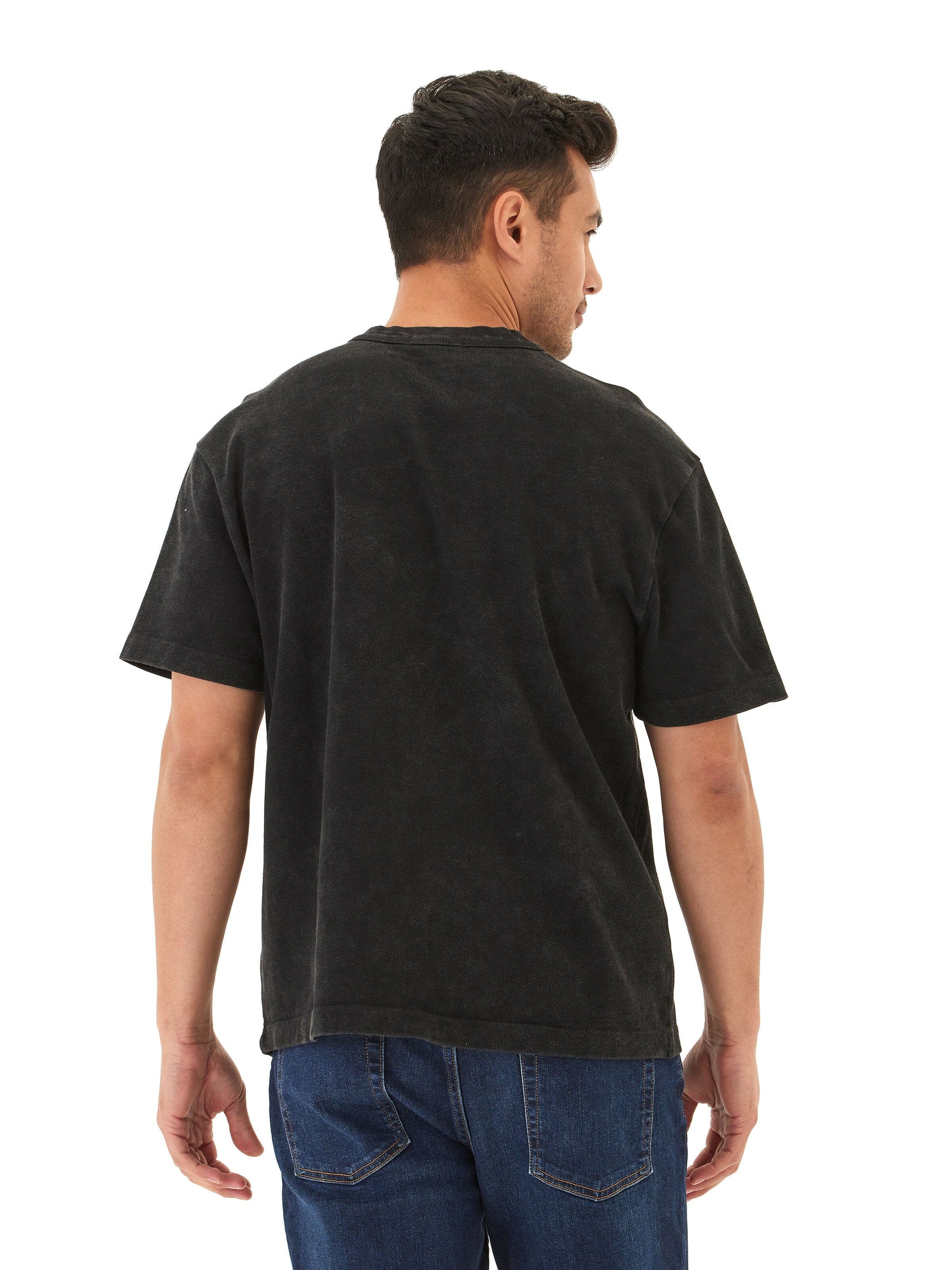 Johnny Relaxed Fit Mineral Wash Jersey Tee for Men