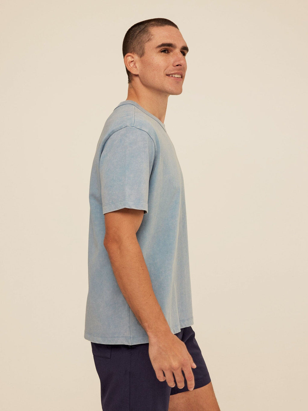 Johnny Relaxed Fit Mineral Wash Jersey Tee
