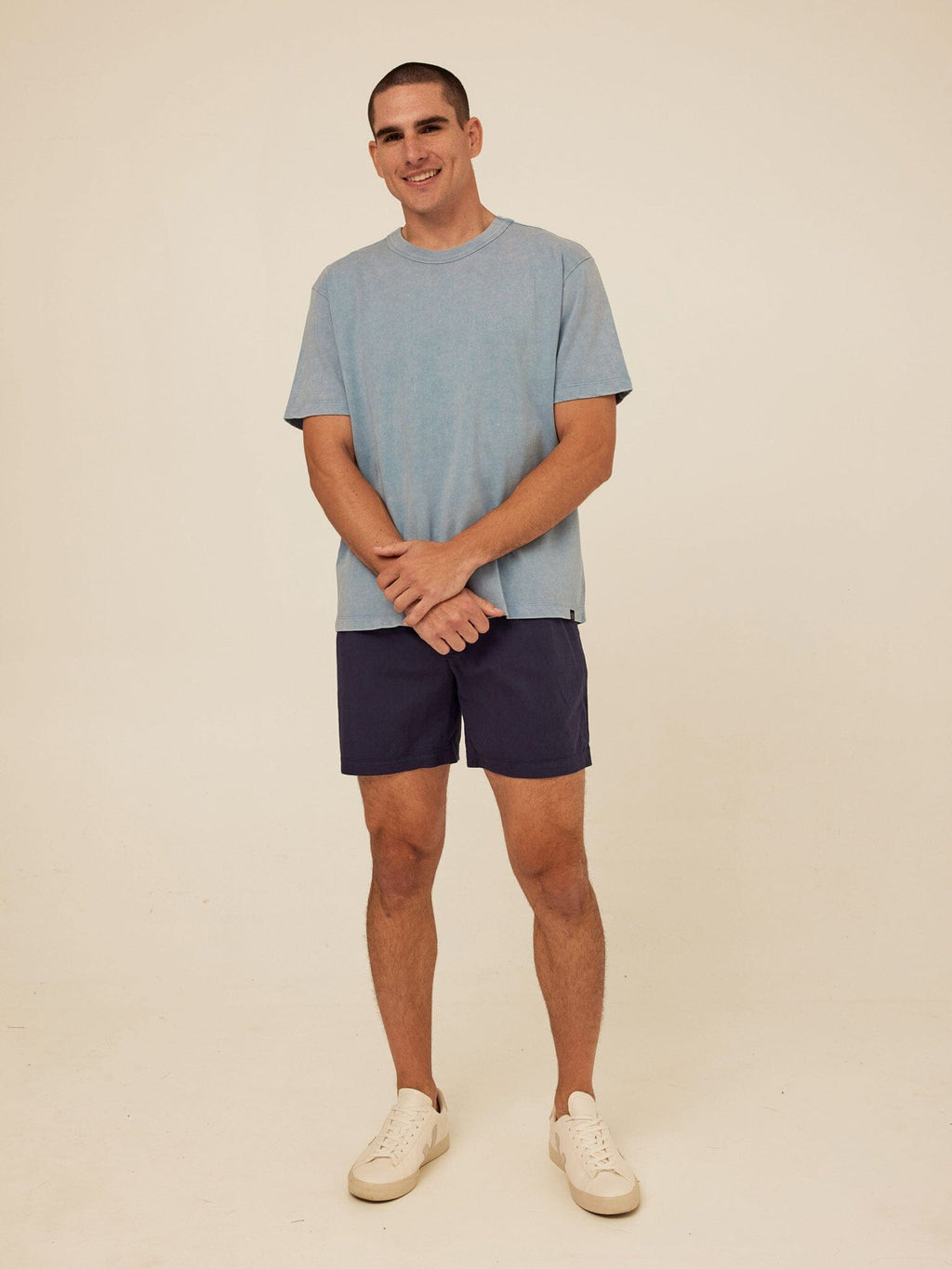 Johnny Relaxed Fit Mineral Wash Jersey Tee