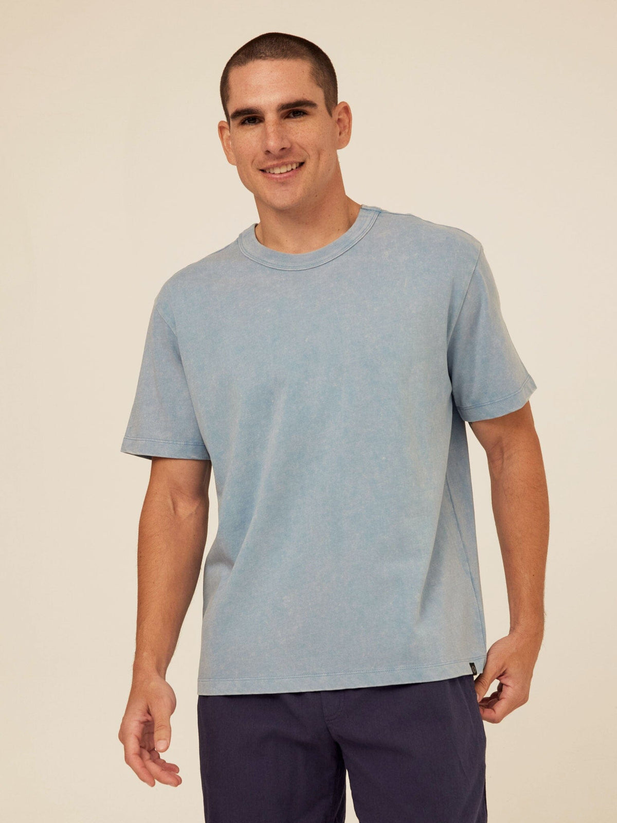 Johnny Relaxed Fit Mineral Wash Jersey Tee