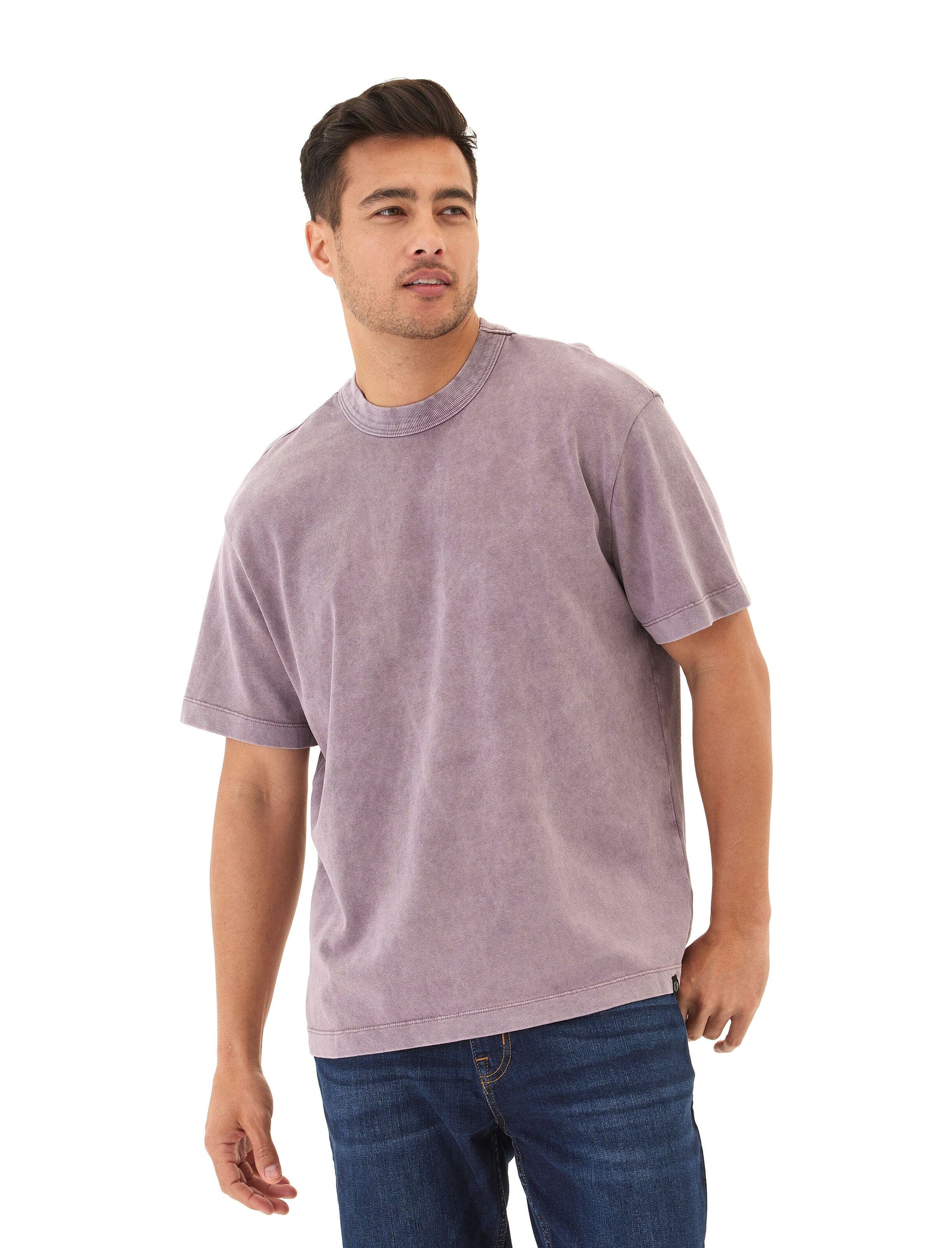 Johnny Relaxed Fit Mineral Wash Cotton Jersey Tee