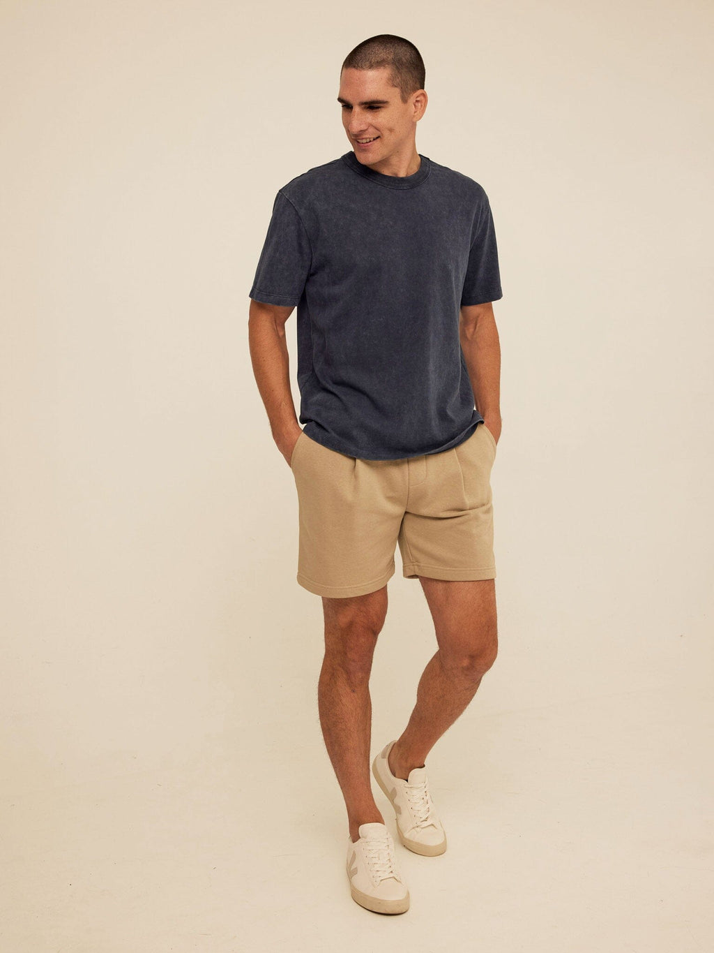 Johnny Relaxed Fit Mineral Wash Jersey Tee