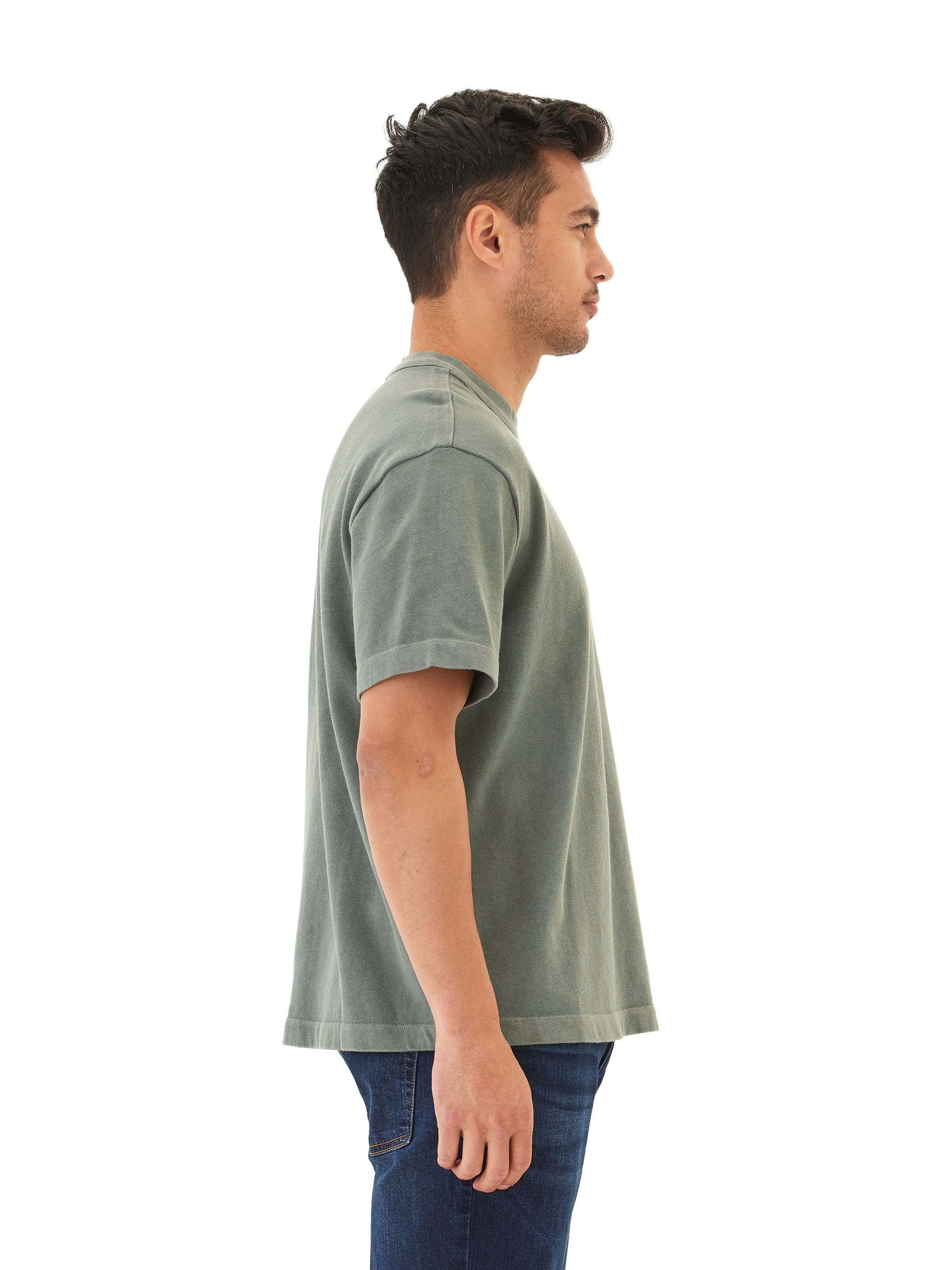 Johnny Relaxed Fit Mineral Wash Jersey Tee for Men