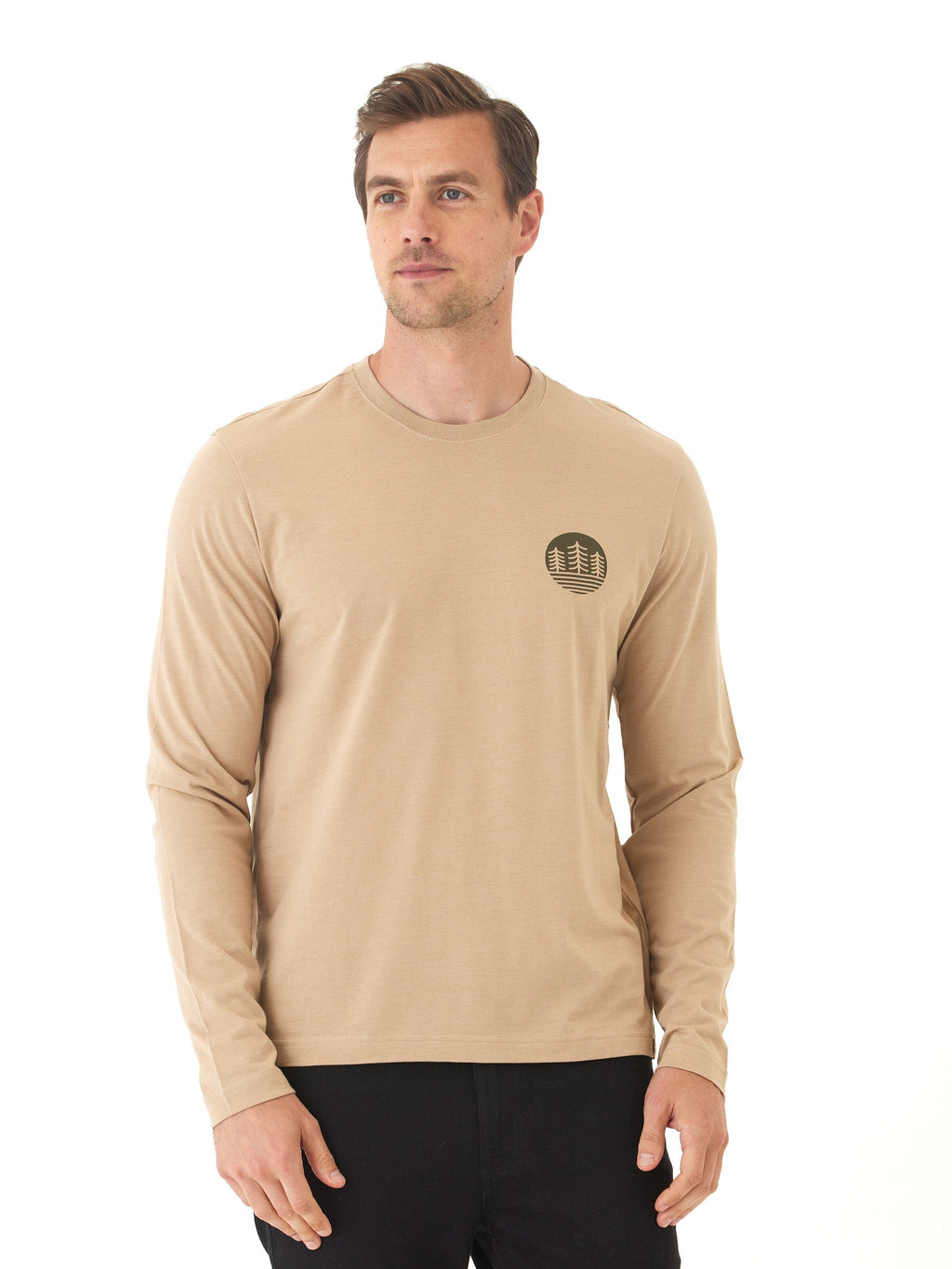 Soft Wash Graphic Long Sleeve Cotton Tee