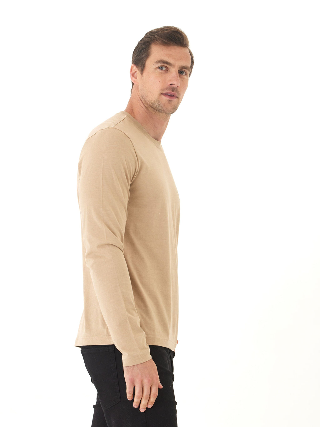 Soft Wash Graphic Long Sleeve Cotton Tee