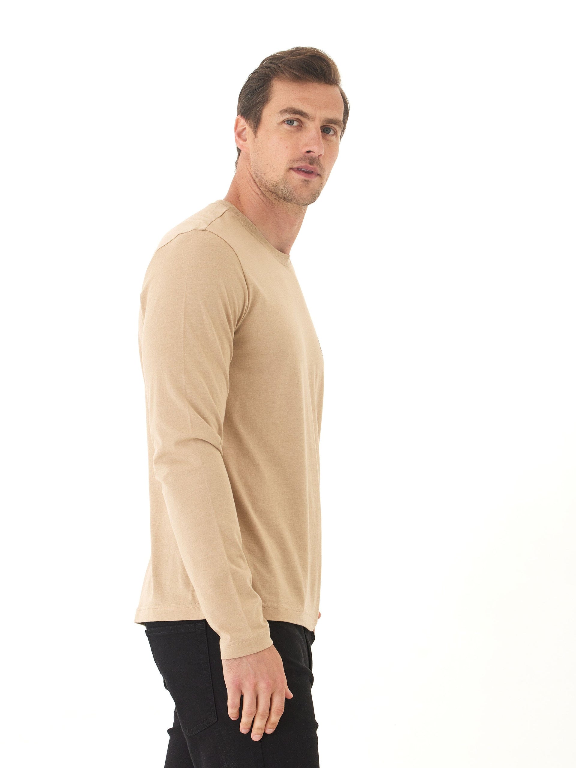 Soft Wash Graphic Long Sleeve Cotton Tee