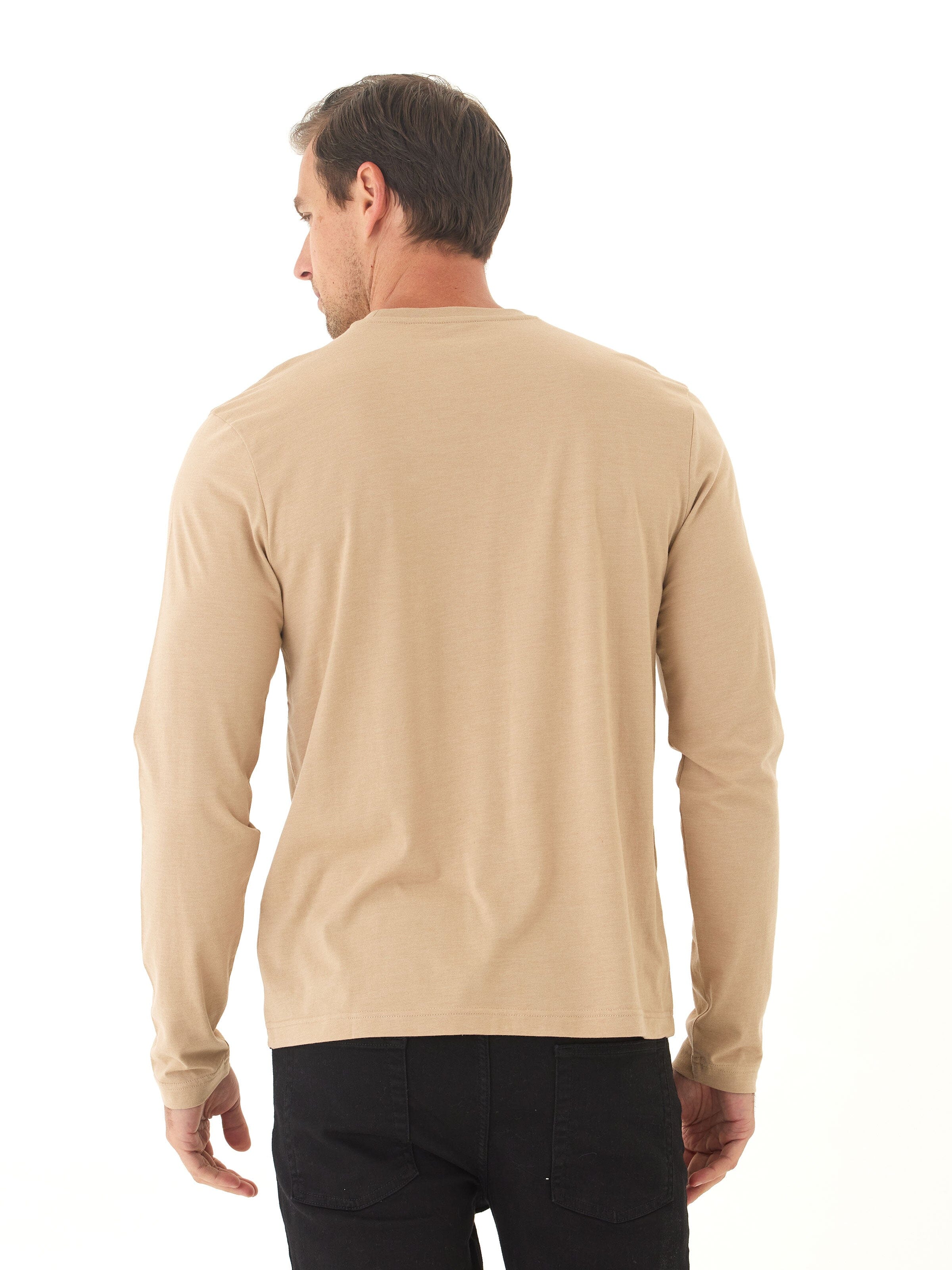 Soft Wash Graphic Long Sleeve Cotton Tee