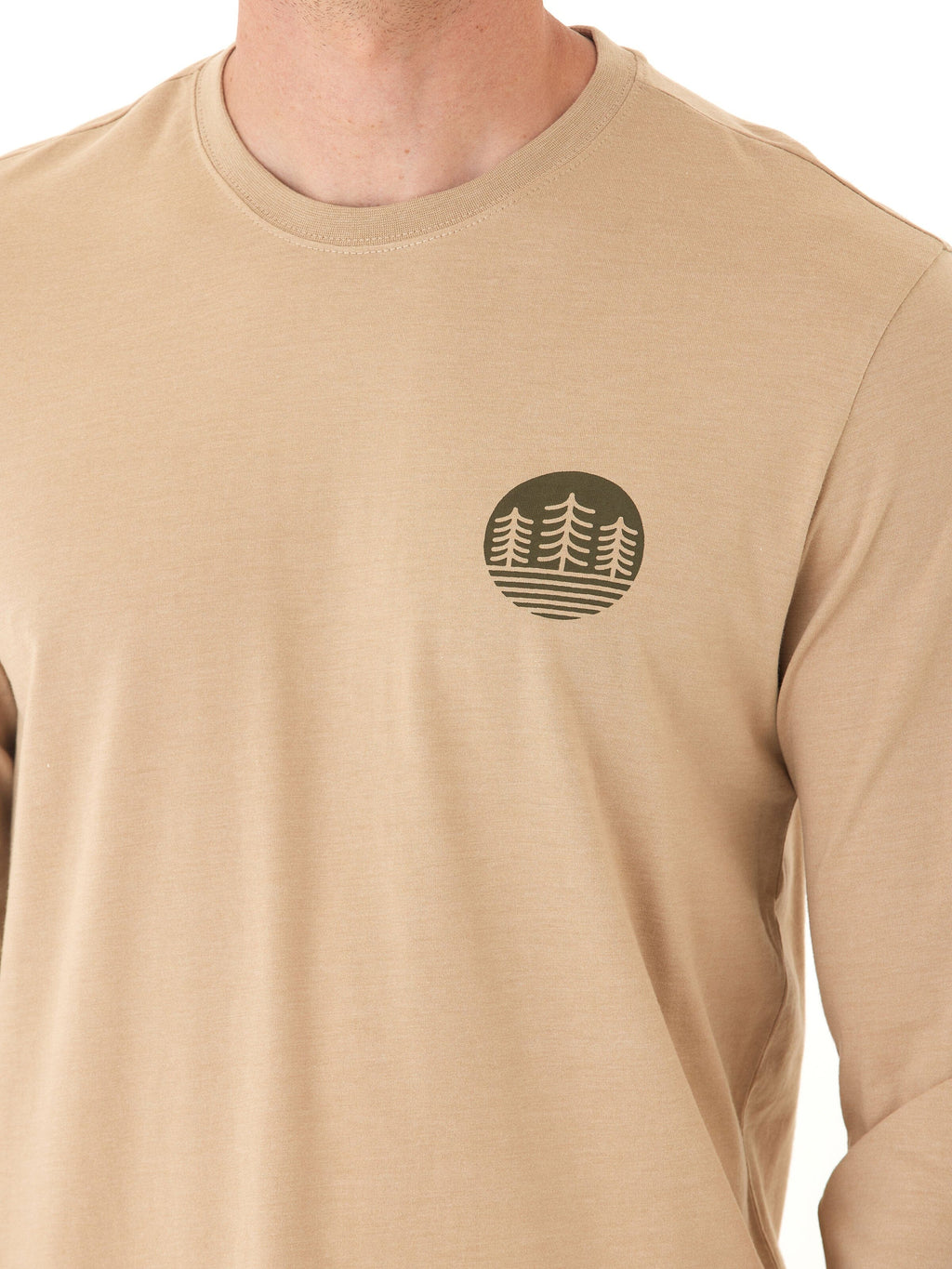 Soft Wash Graphic Long Sleeve Cotton Tee