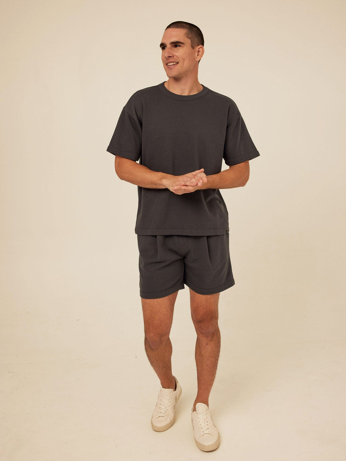 Maxwell Cotton Blend Terry Relaxed Tee
