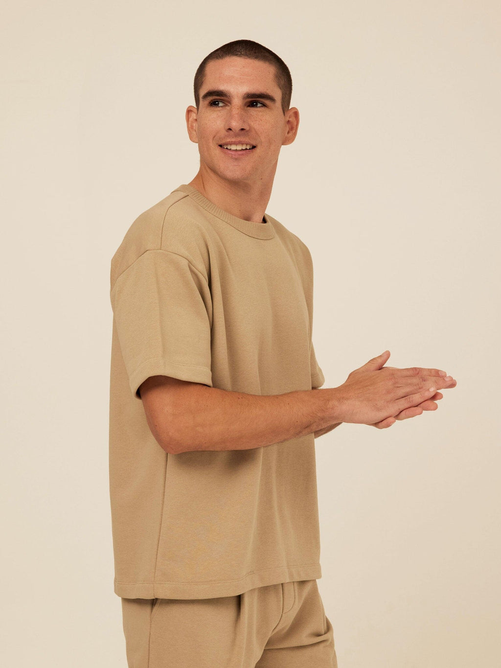 Maxwell Cotton Blend Terry Relaxed Tee