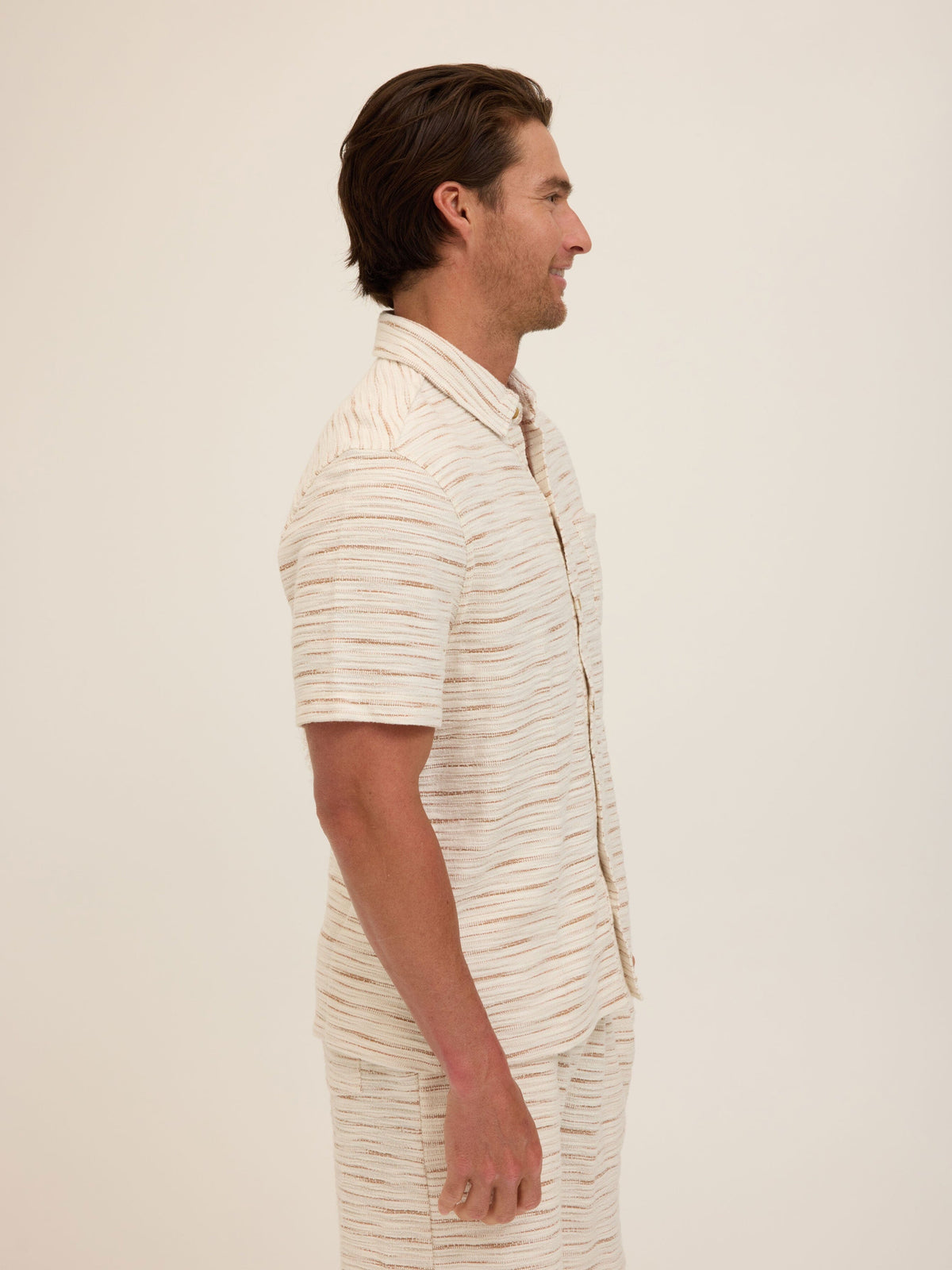 Paxton Shoreline Terry Button-Down Pocket Shirt