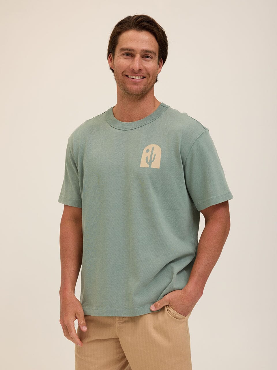 Mineral Wash Relaxed Fit Graphic Tee