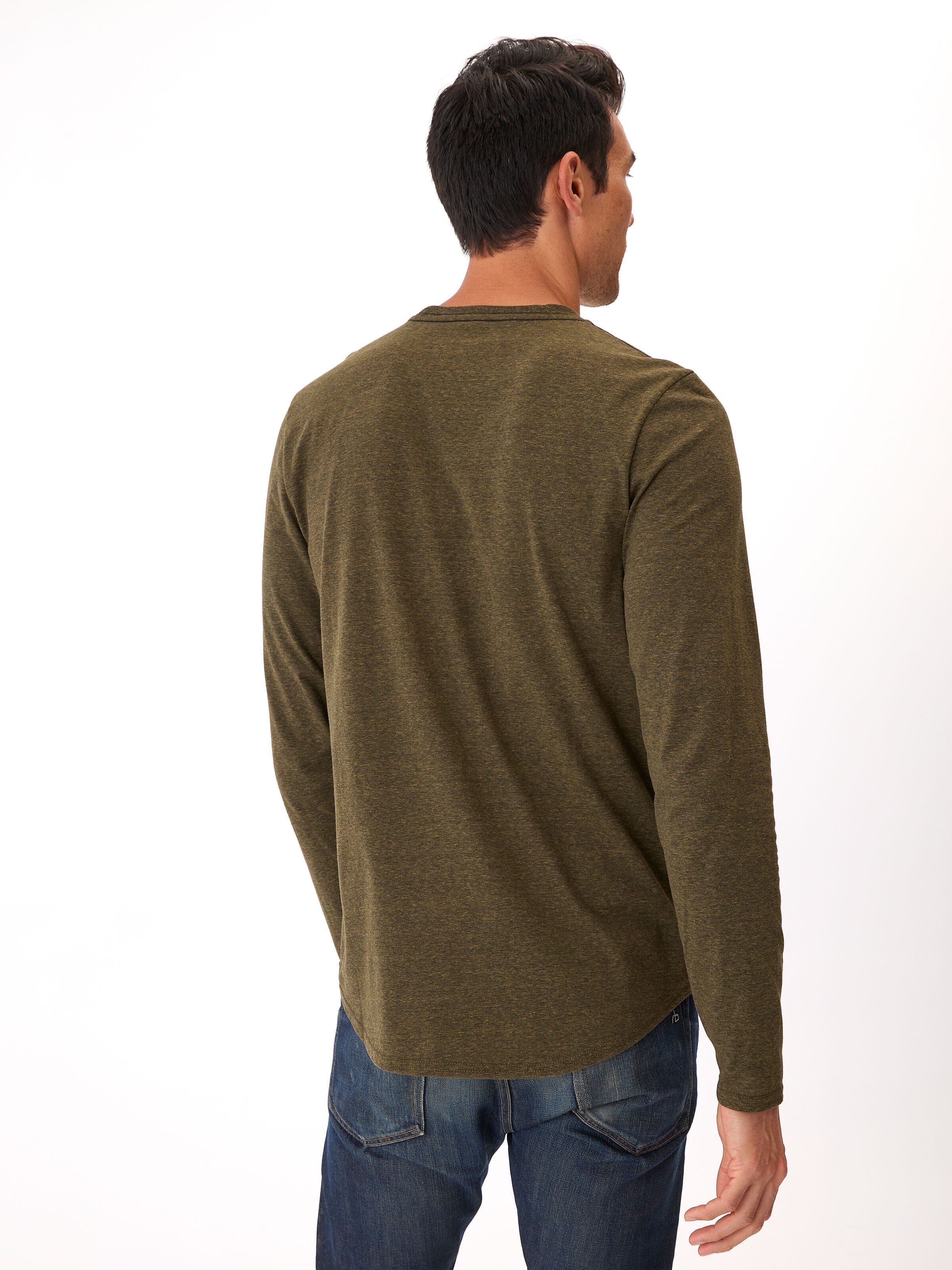 Triblend Long Sleeve Crew Neck T-Shirt 2-Pack for Men & Women