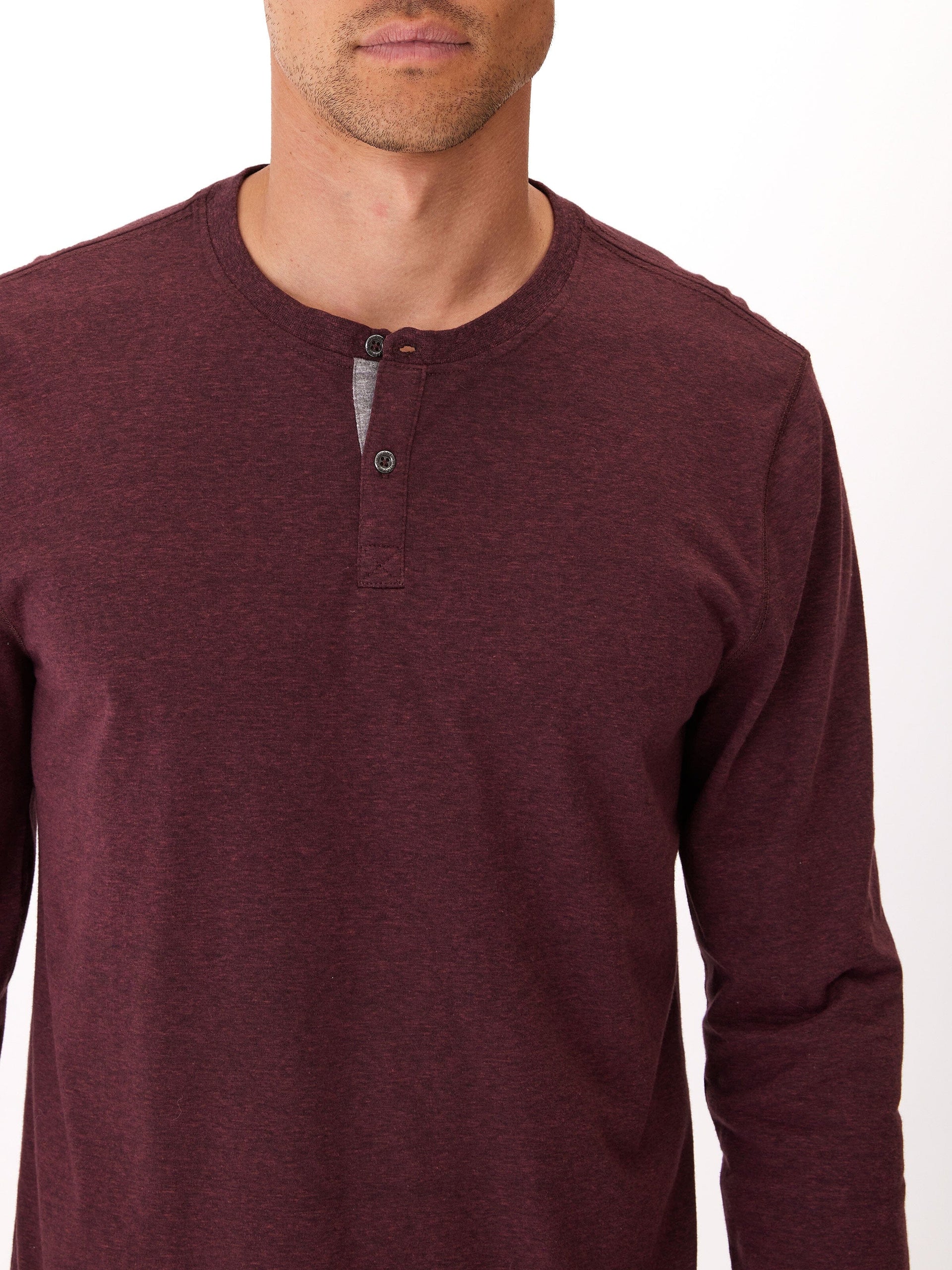 Triblend Long Sleeve Crew Neck T-Shirt 2-Pack for Men & Women
