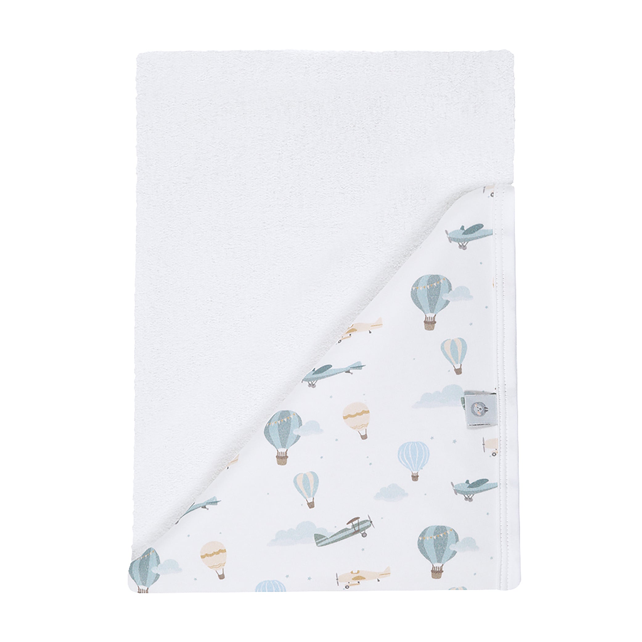 Little Airplanes Pima Hooded Towel