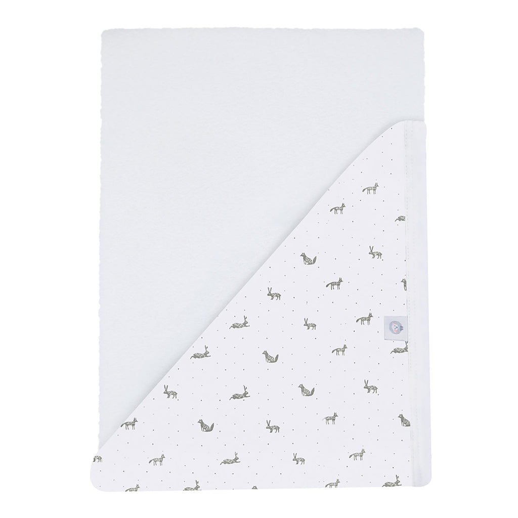 Little Gray Rabbit Pima Hooded Towel