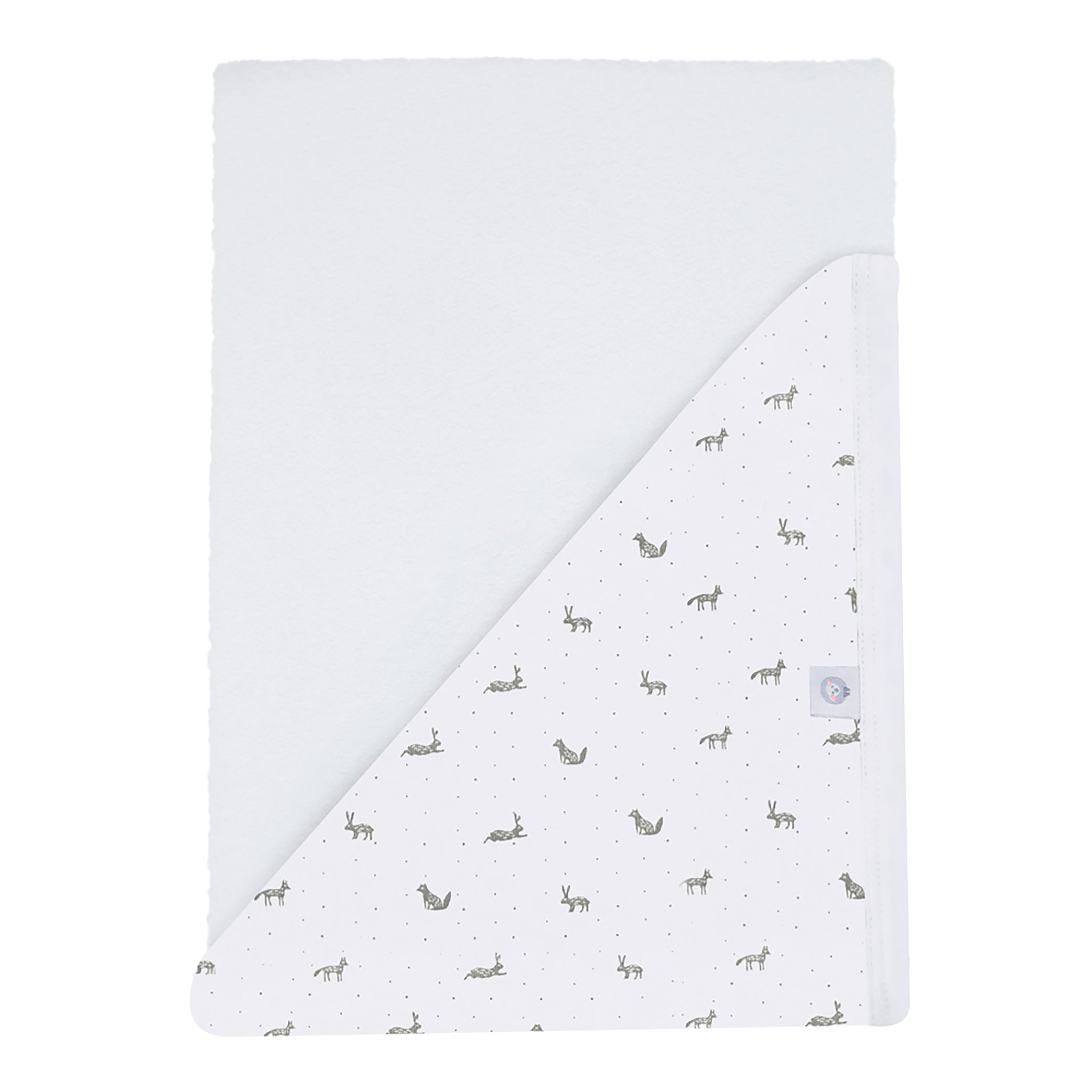 Little Gray Rabbit Pima Hooded Towel