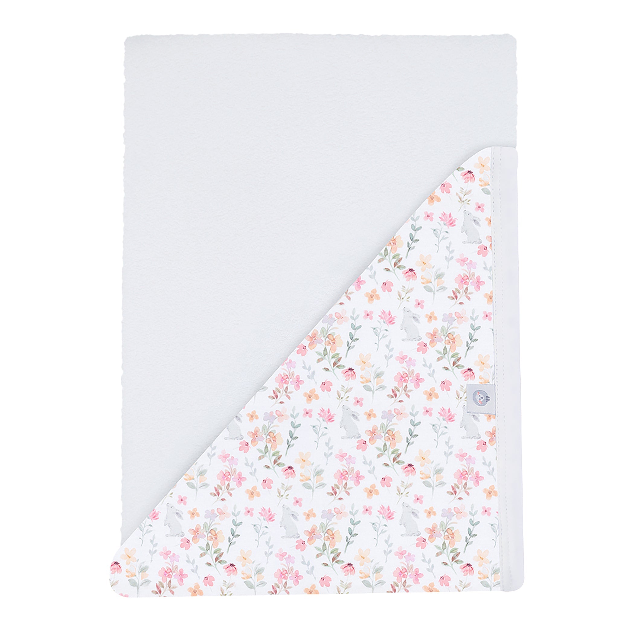 Winter Flowers Pima Hooded Towel