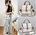 Whiskey Leather Bag - Stylish Korean Tote (Single Item)
