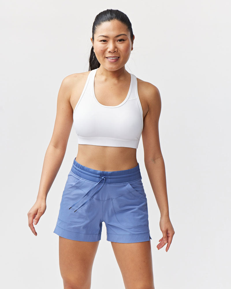 Triple V Womens Athletic Performance Shorts with Pockets - Image 5