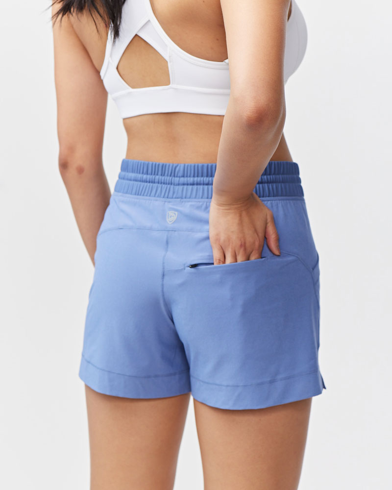 Triple V Womens Athletic Performance Shorts with Pockets - Image 7