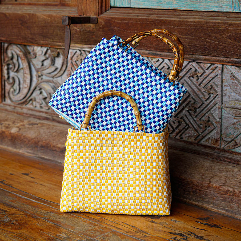 The Tuku Big Sur Recycled Market Tote Bag